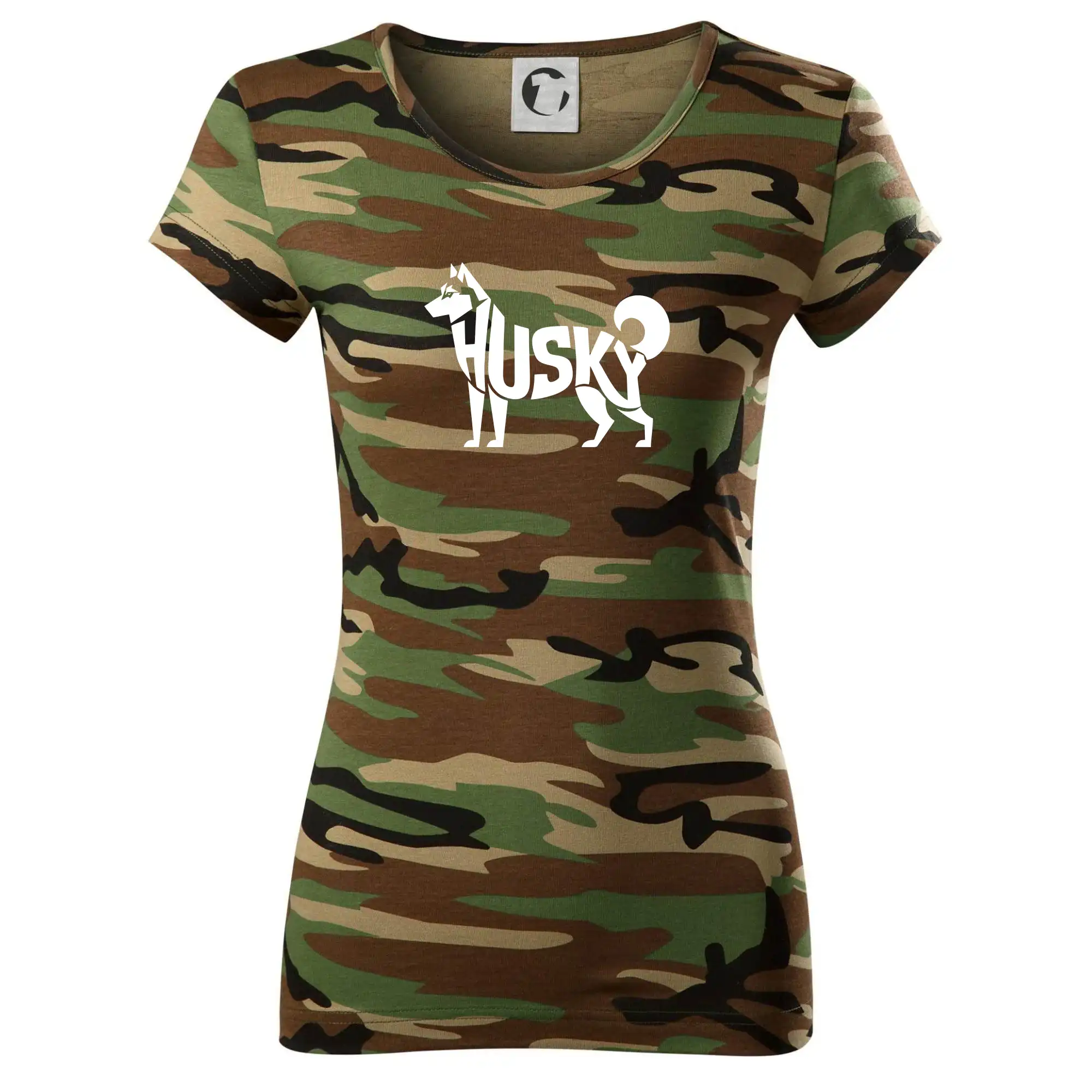 Husky nápis v těle