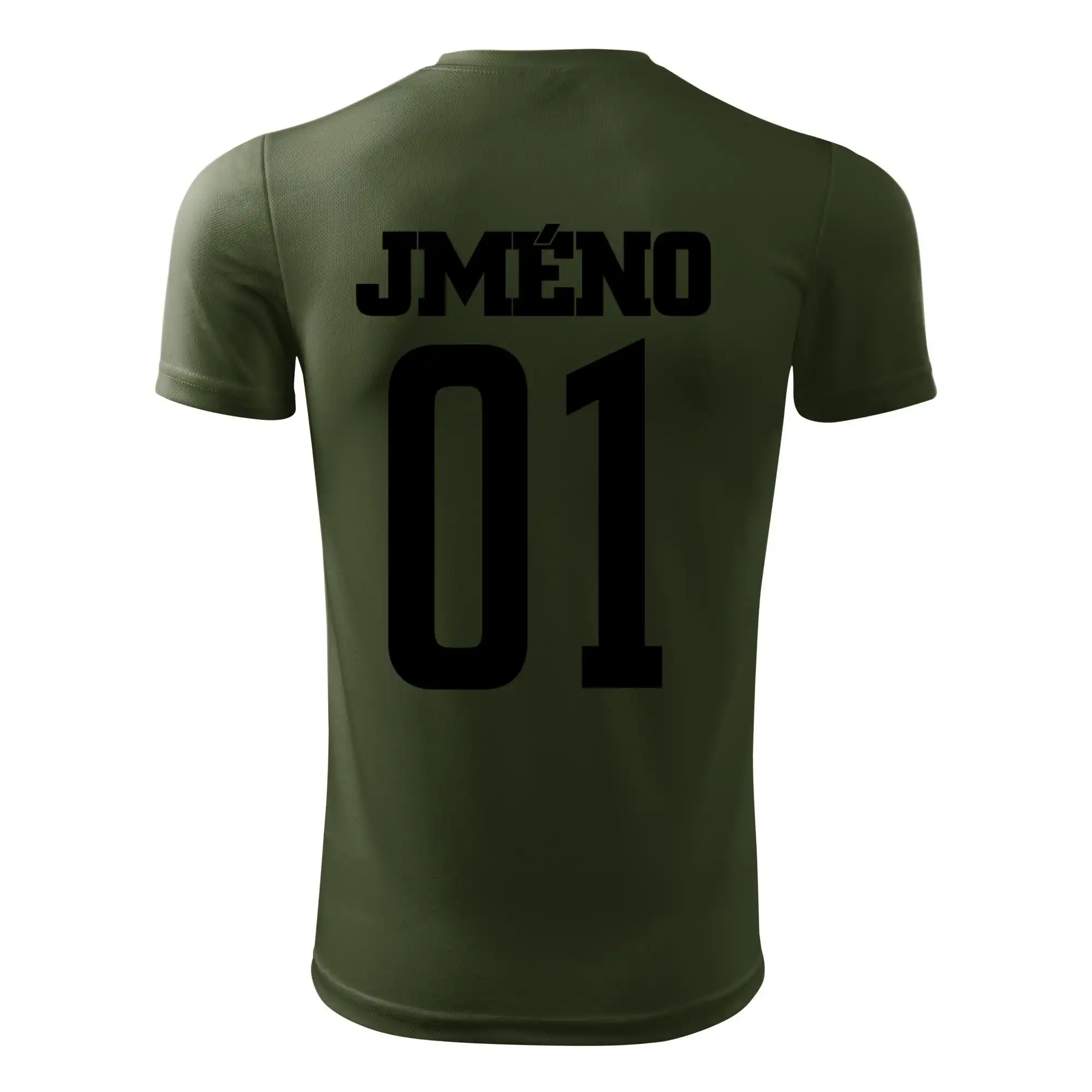 Fotbalový dres - vlastní jméno a číslo