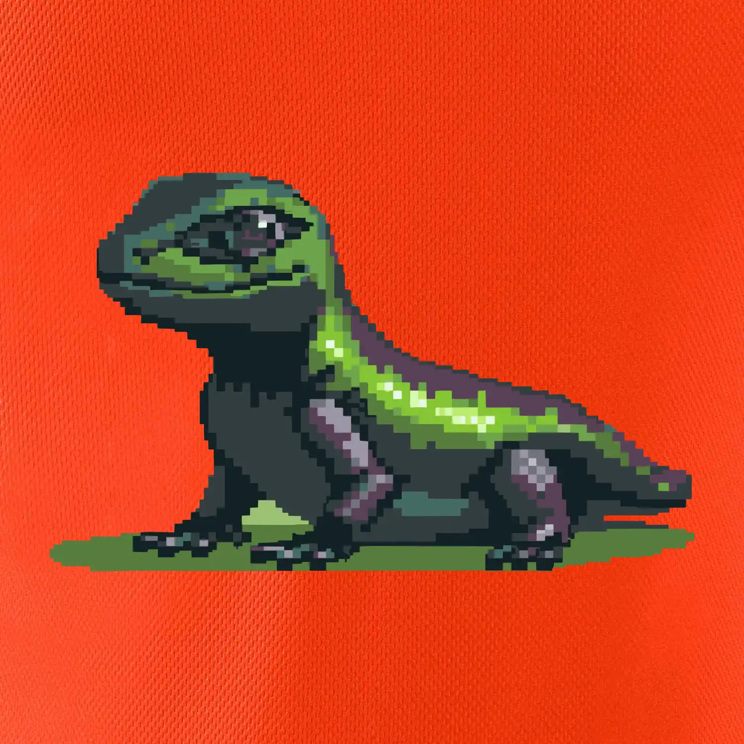 Leguán pixel