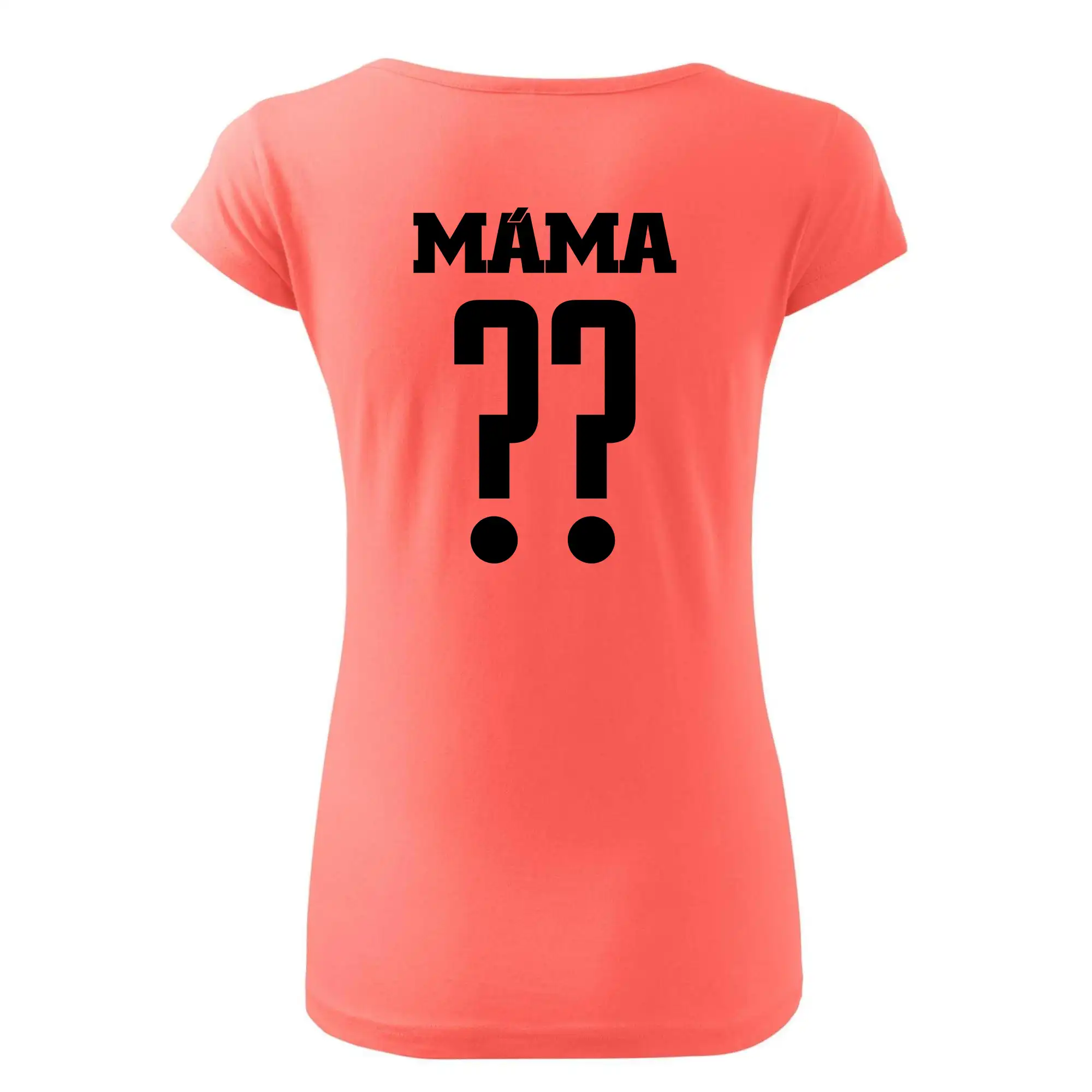 Máma - dres se jménem a číslem