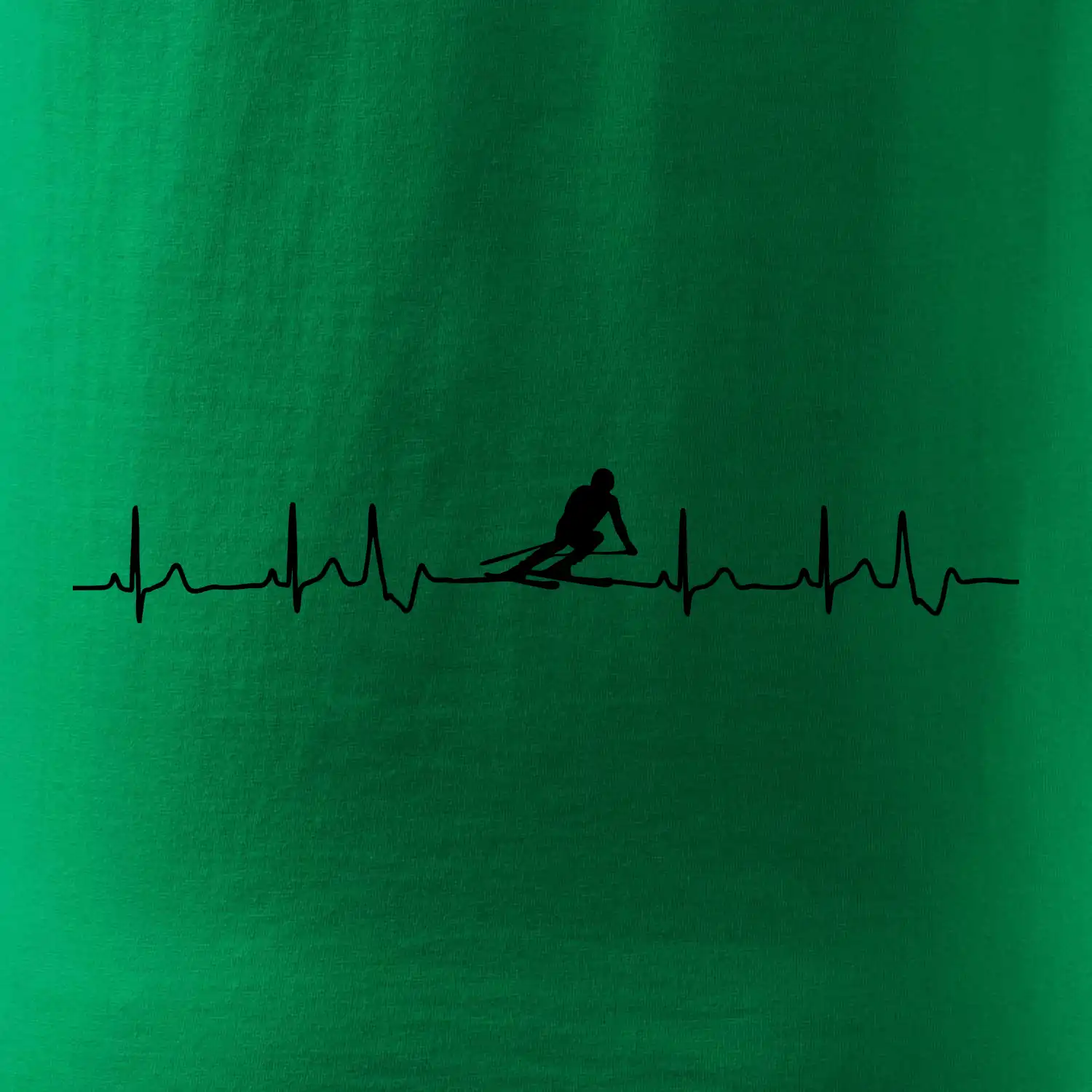 Lyžař EKG