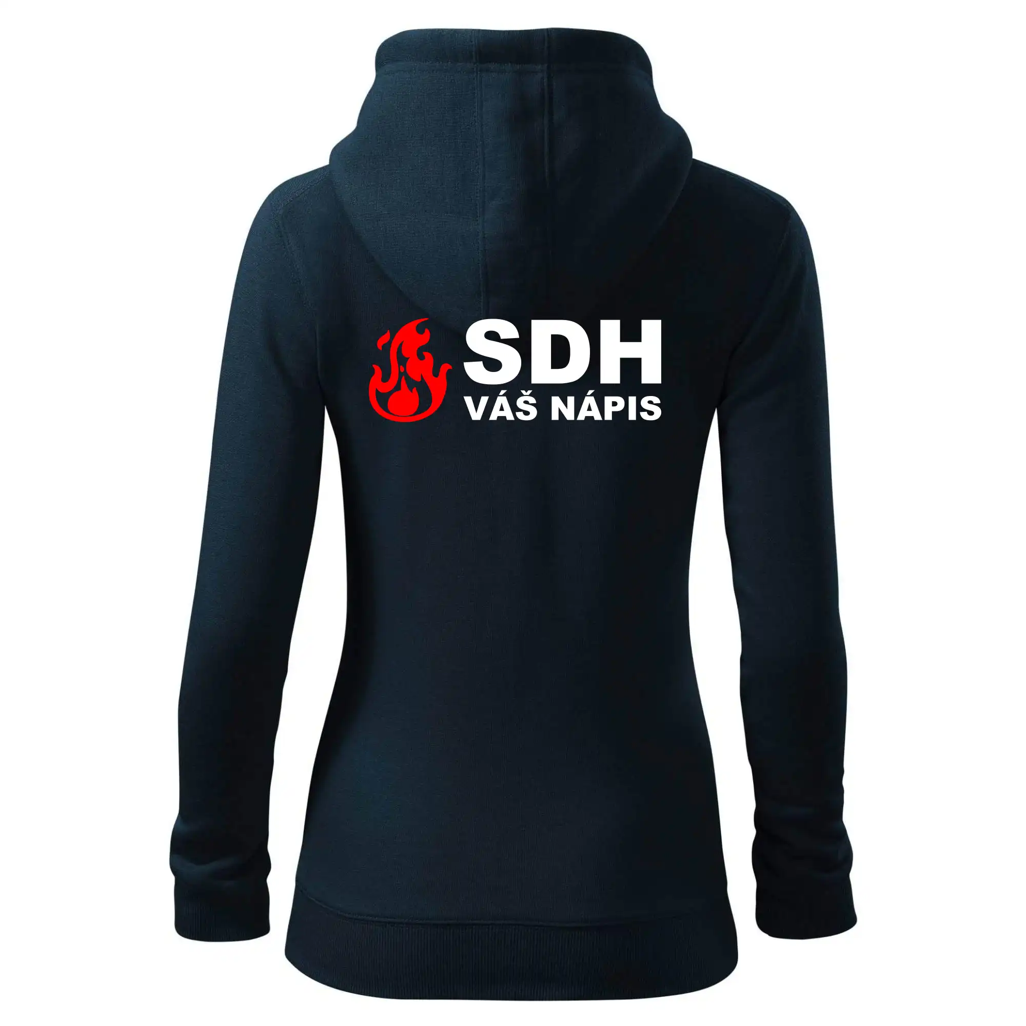 SDH nápis (oheň, firesport, název sboru - vlastní nápis)