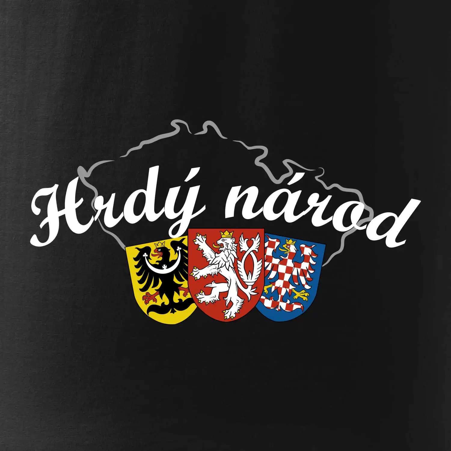 Hrdý národ - mapa a znaky