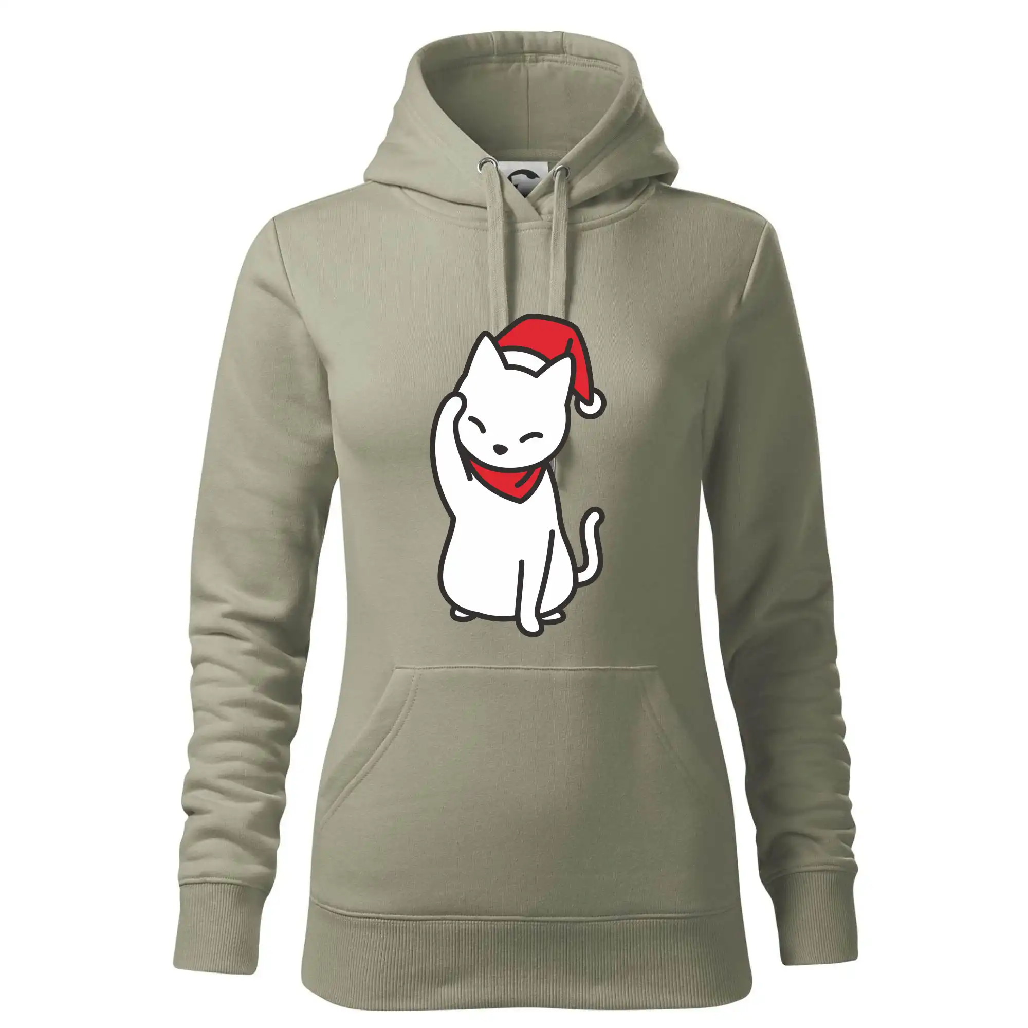 Vánoční kočka mávající