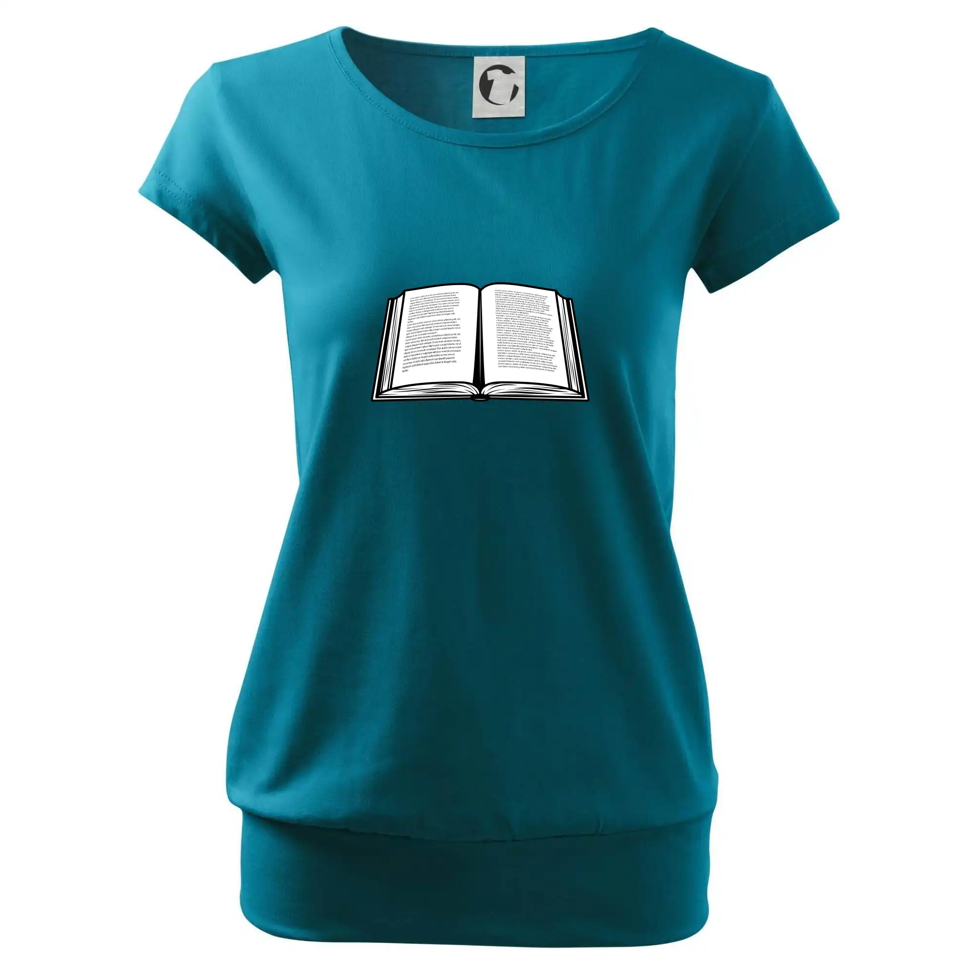 Kniha černobílá otevřená s textem