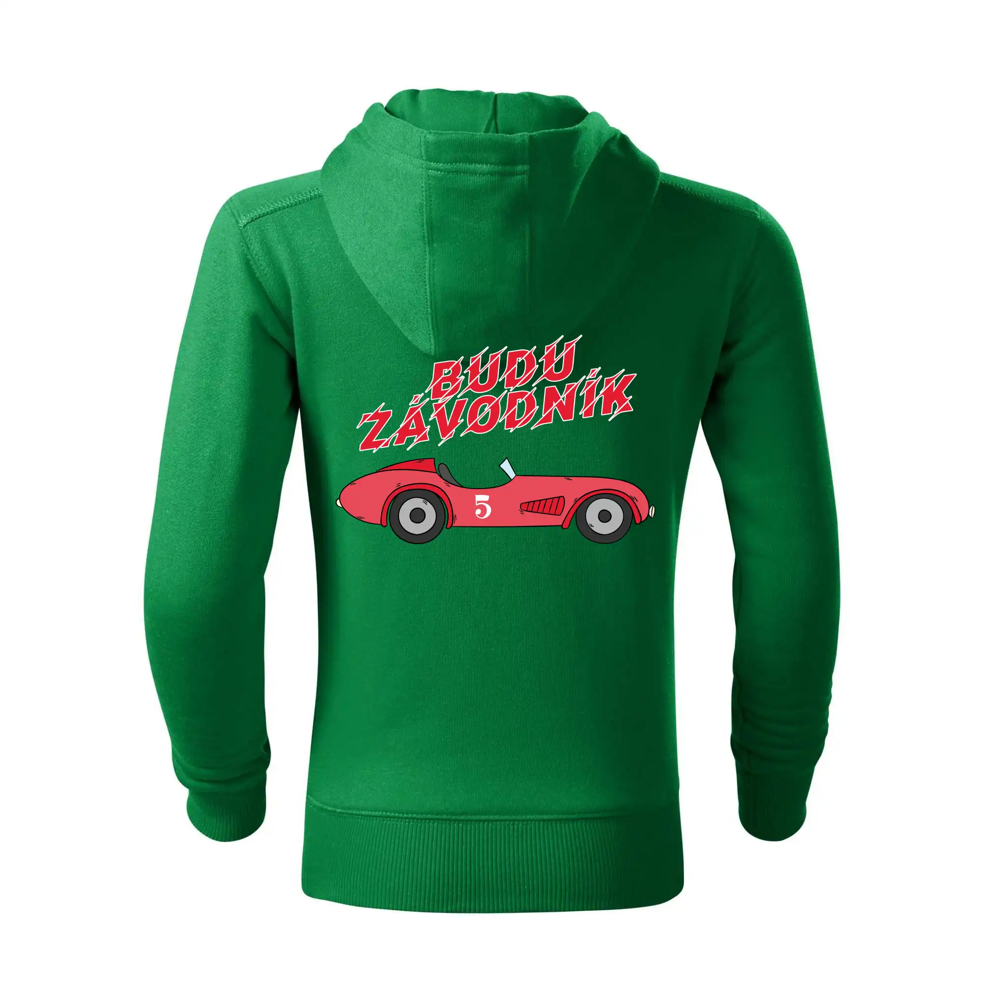Budu závodník červené staré auto