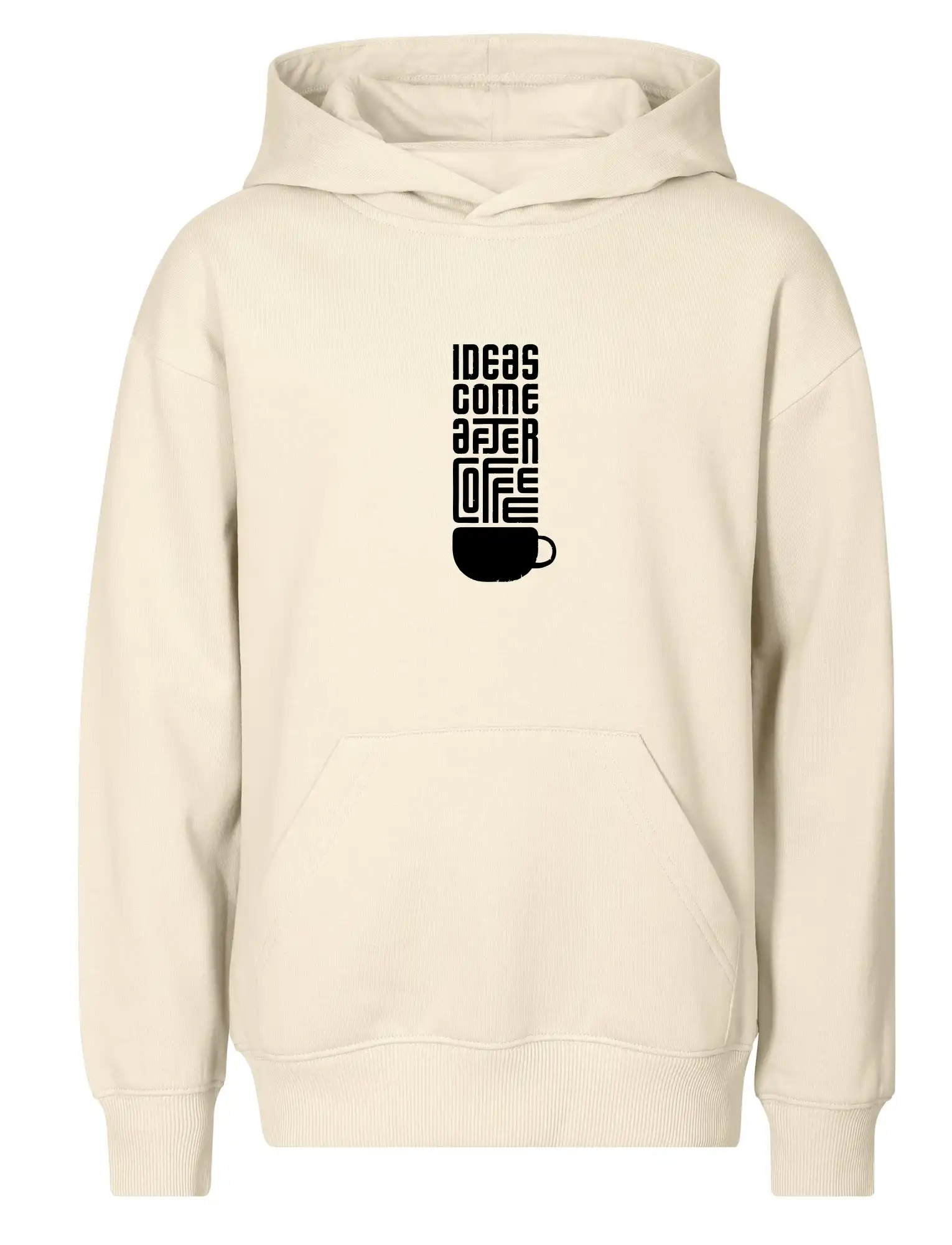 Ideas come after coffee
