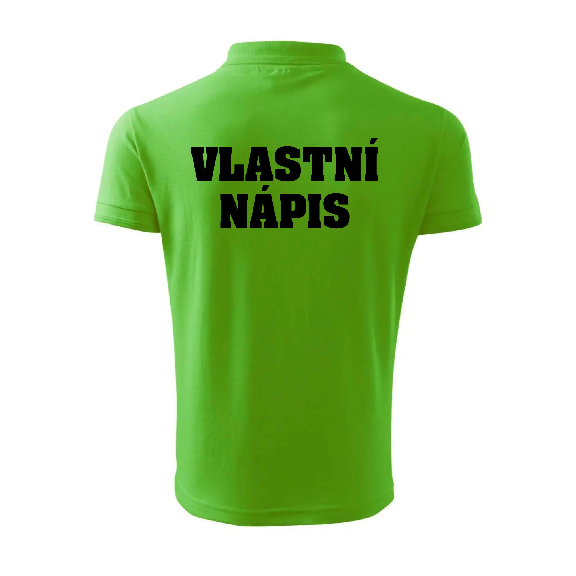 Hvězda života - vlastní nápis vpředu a vzadu