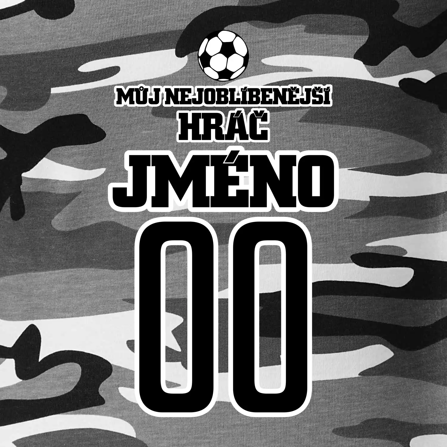 Můj nejoblíbenější hráč - Vaše jméno a číslo