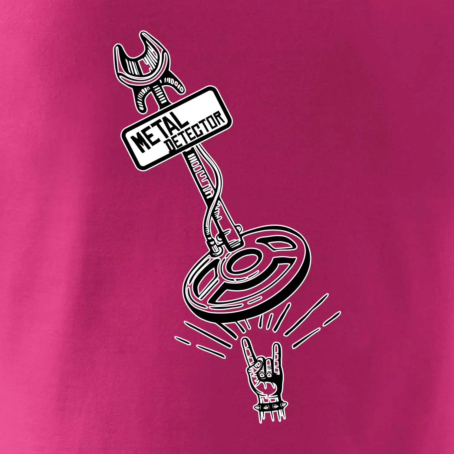 Metal detector rock
