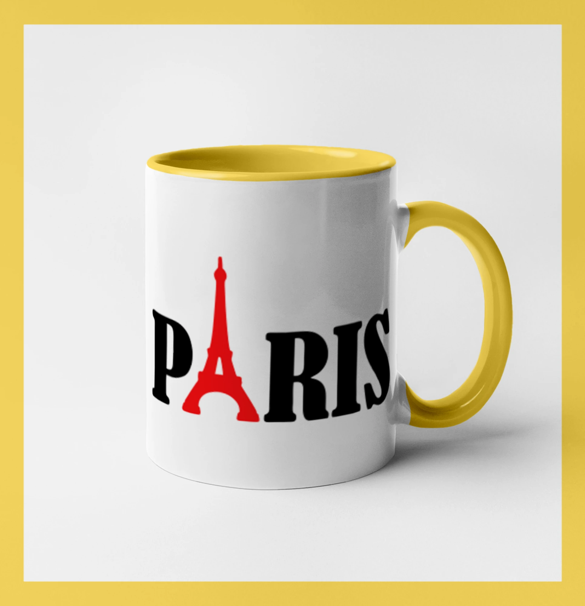 Paris nápis Eiffelova věž