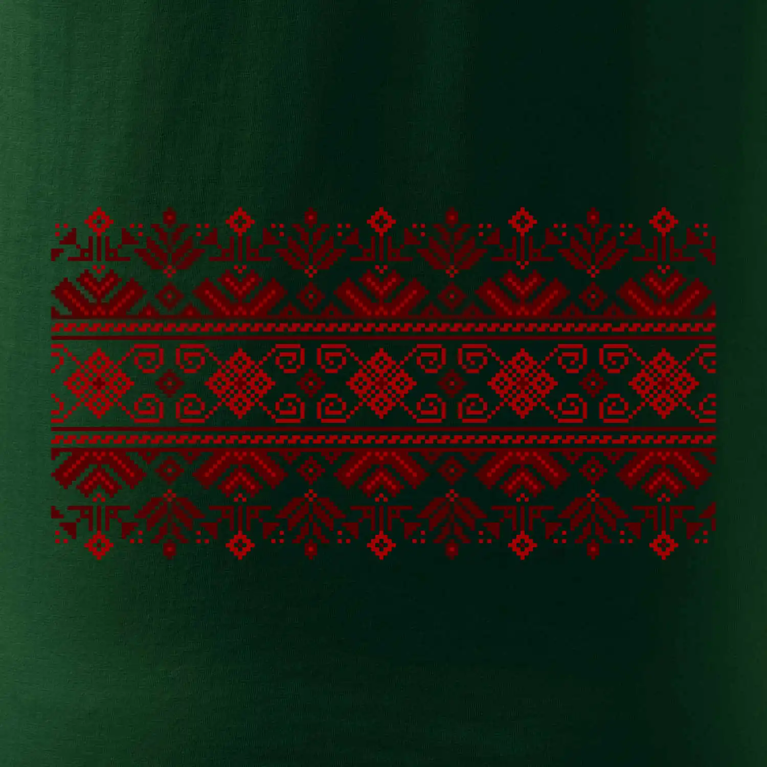 Ukrajinský vzor - červený