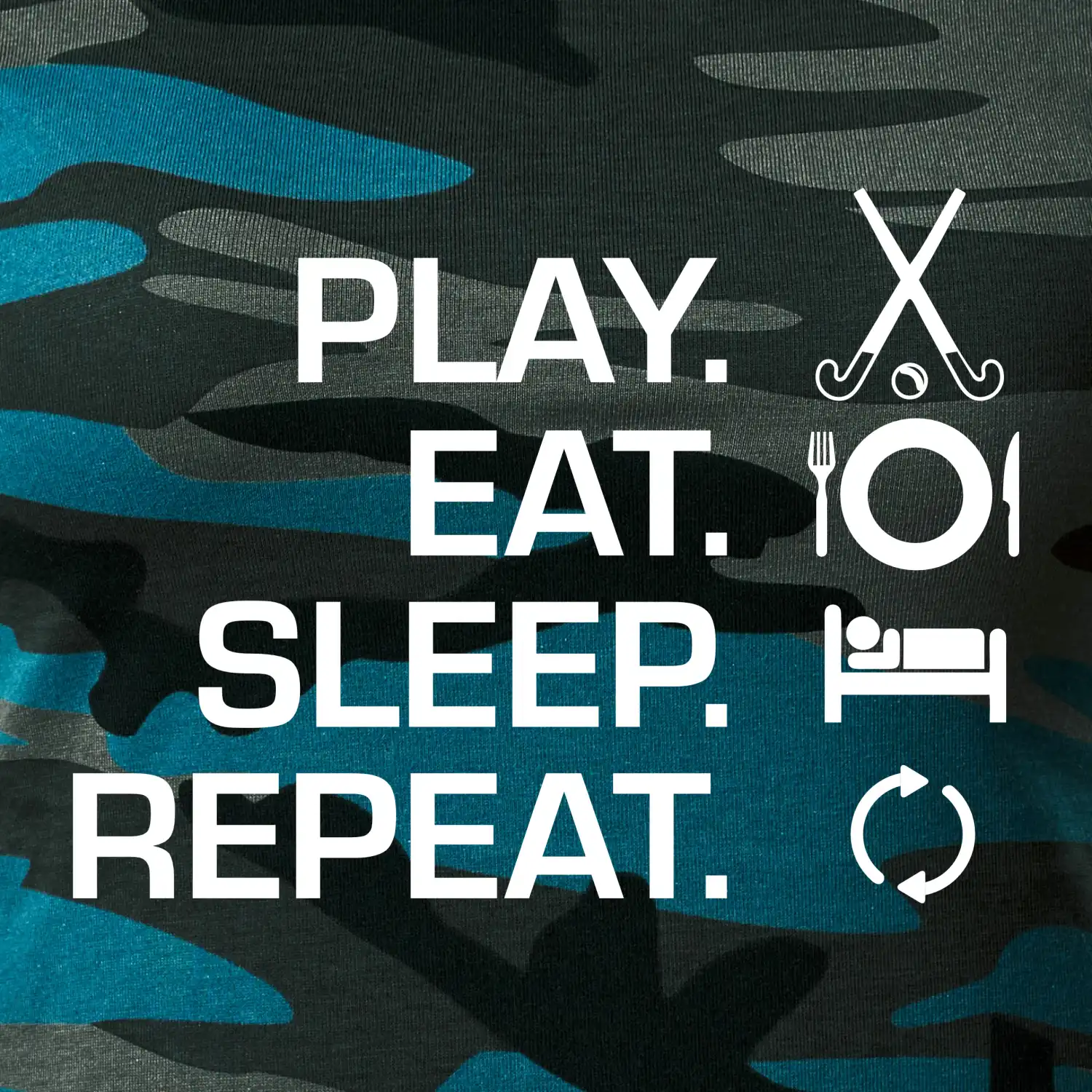 Play eat sleep repeat pozemní hokej