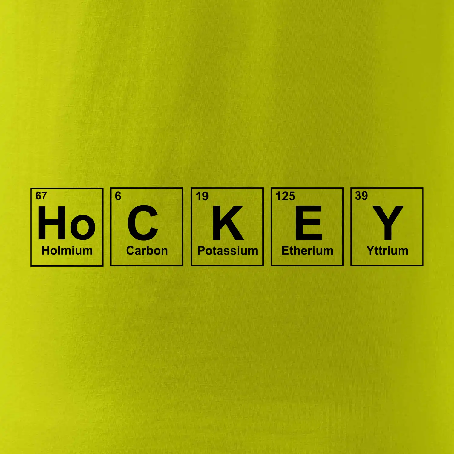 Hockey - periodická tabulka