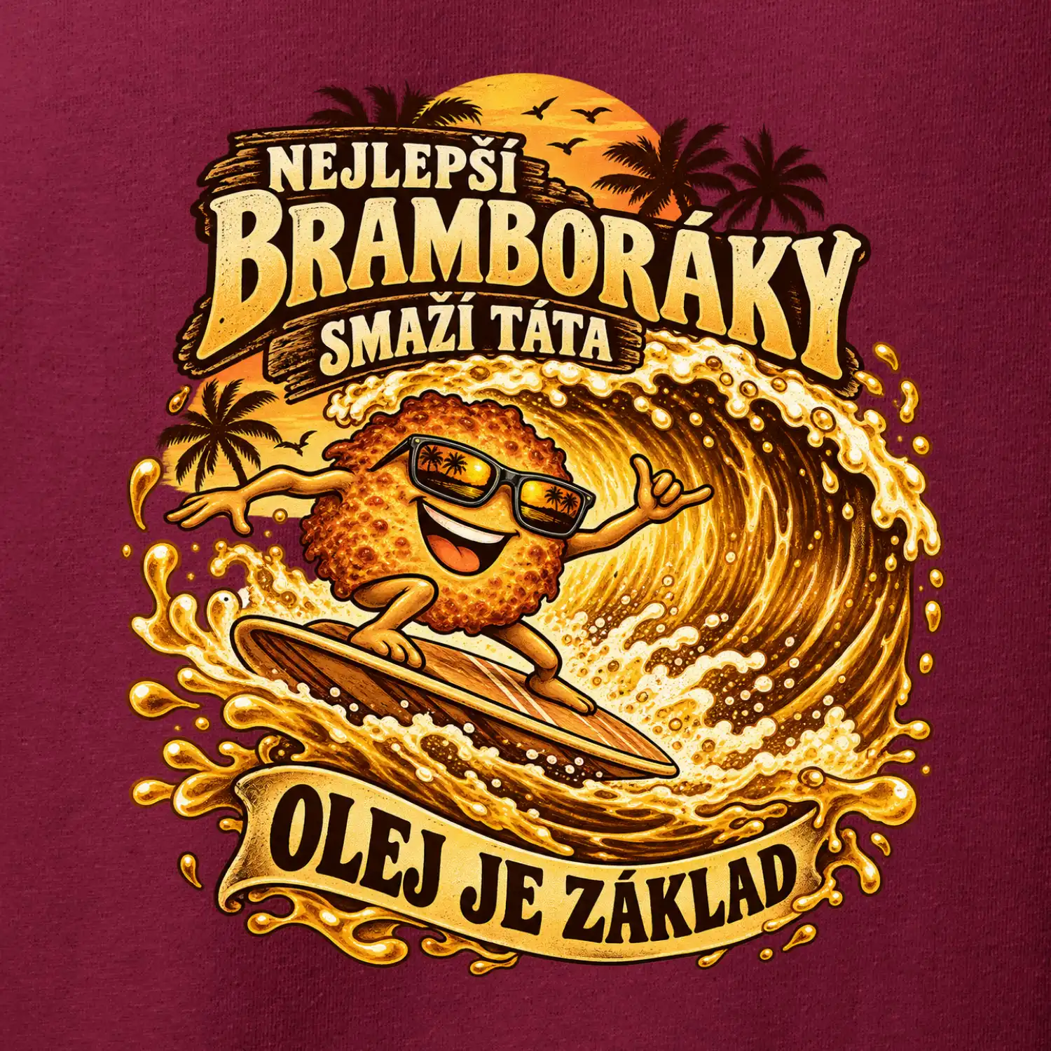 Nejlepší bramboráky smaží táta Olej je základ
