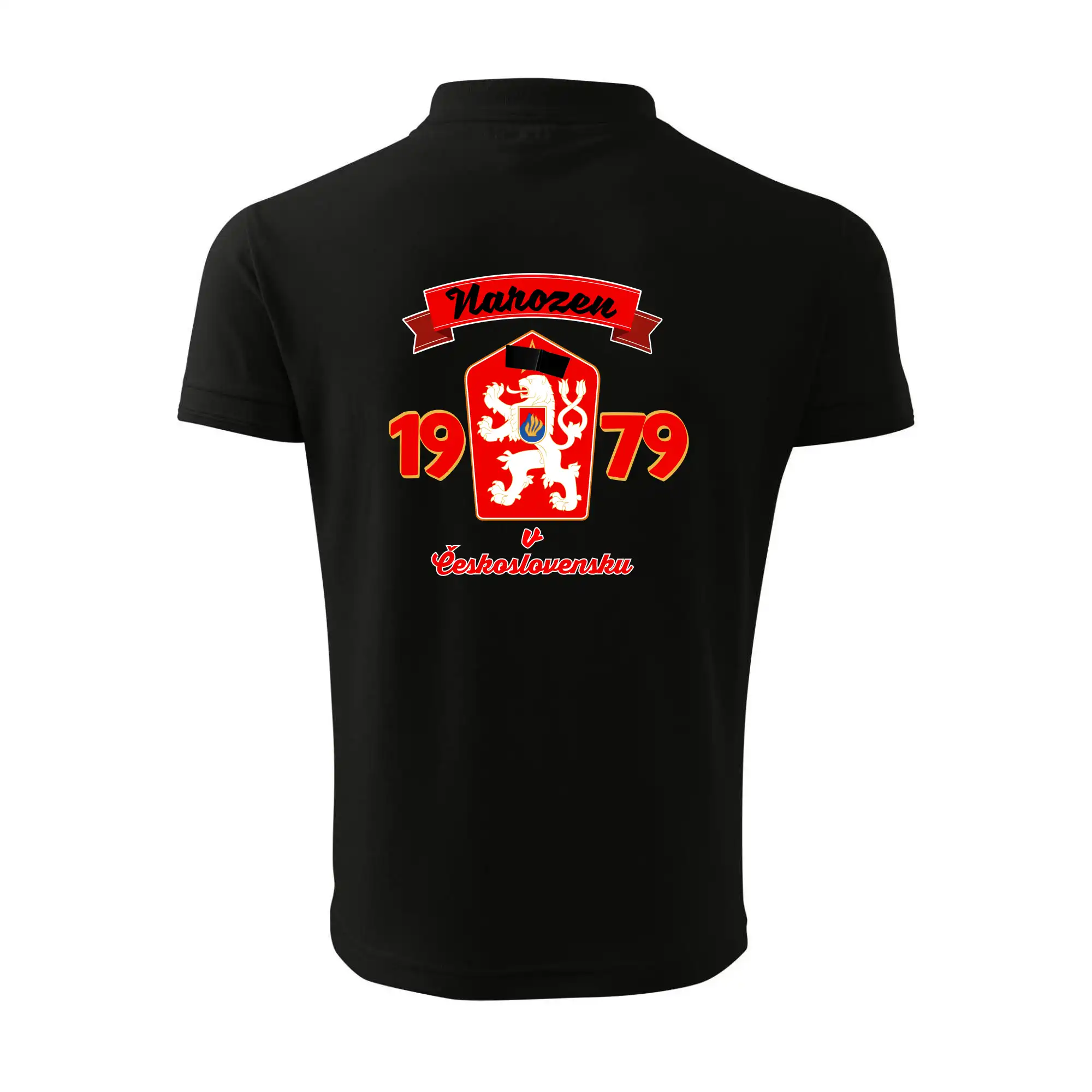 Narozen v Československu - Přelepený znak 1979