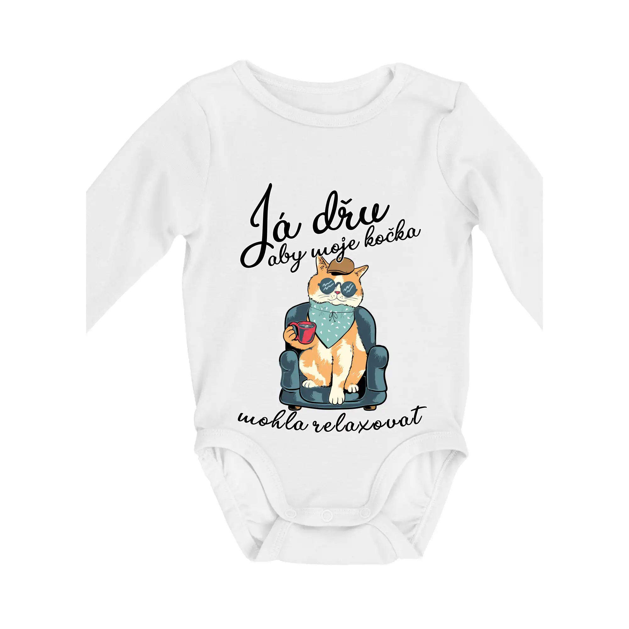 Já dřu, aby moje kočka mohla relaxovat