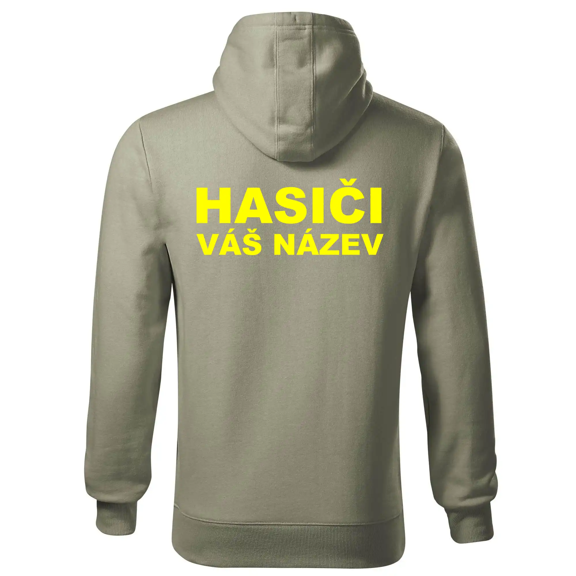 Hasiči - žlutý nápis - váš název sboru