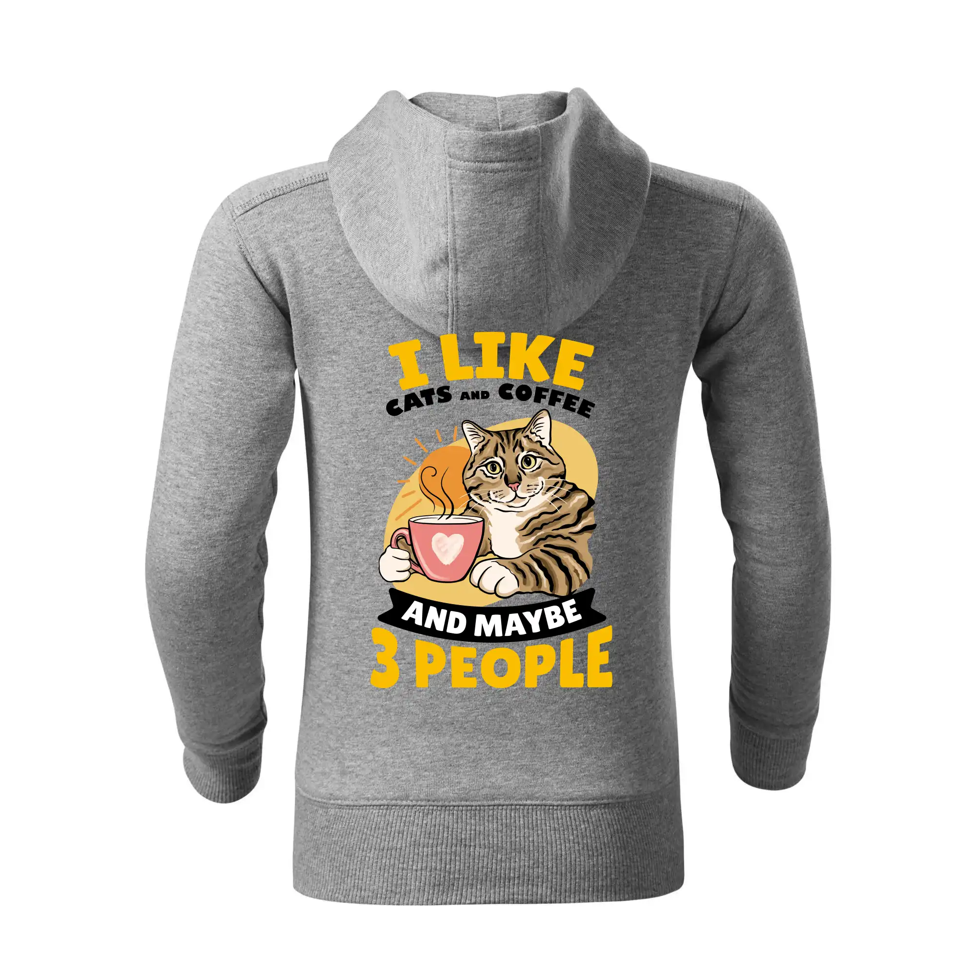 I like cats and coffee and maybe 3 people