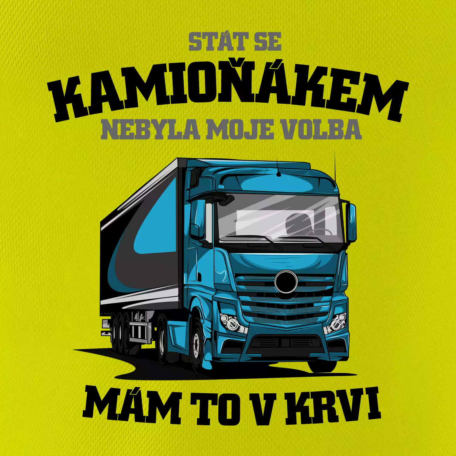 Stát se kamioňákem nebyla moje volba