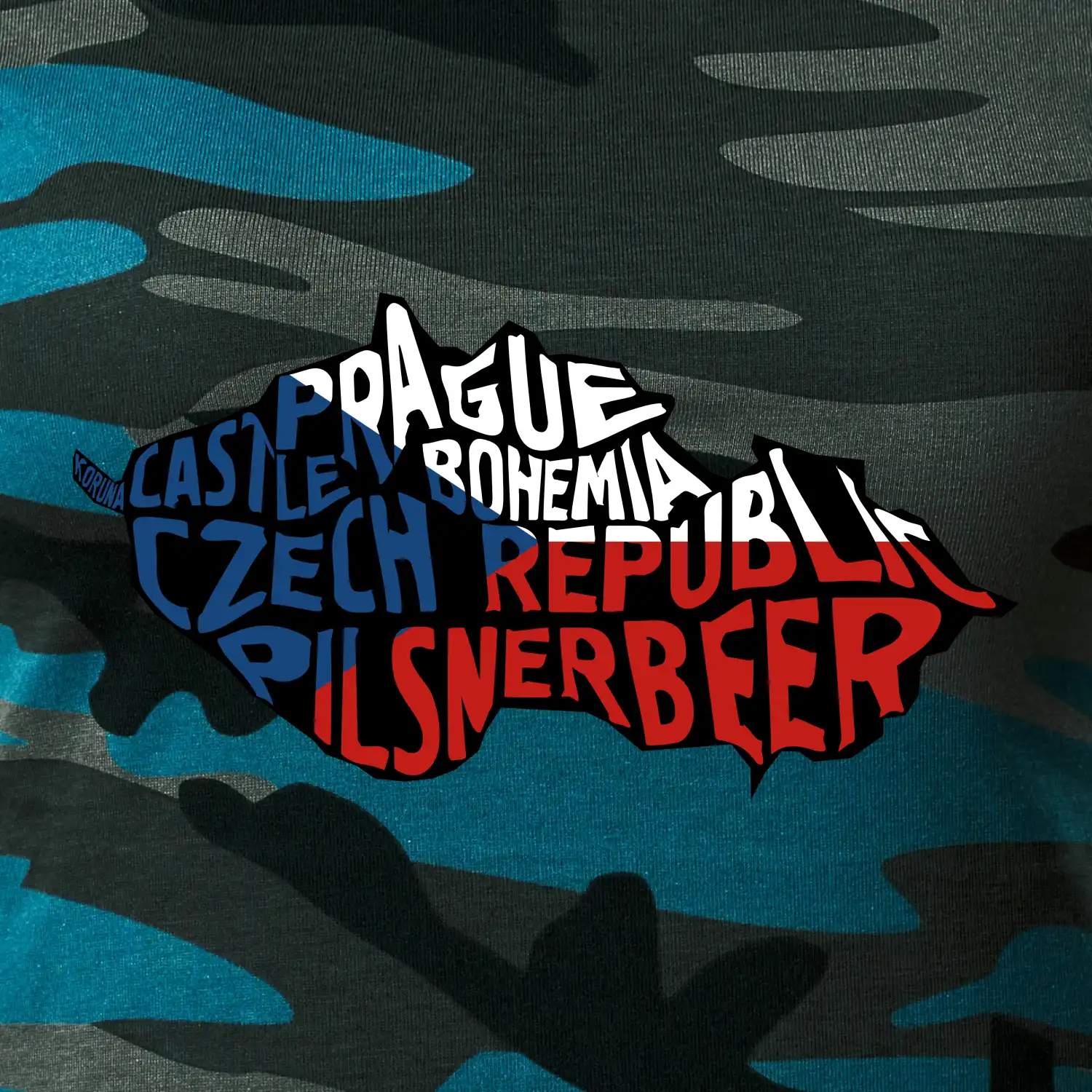 Mapy - názvy měst - Česko