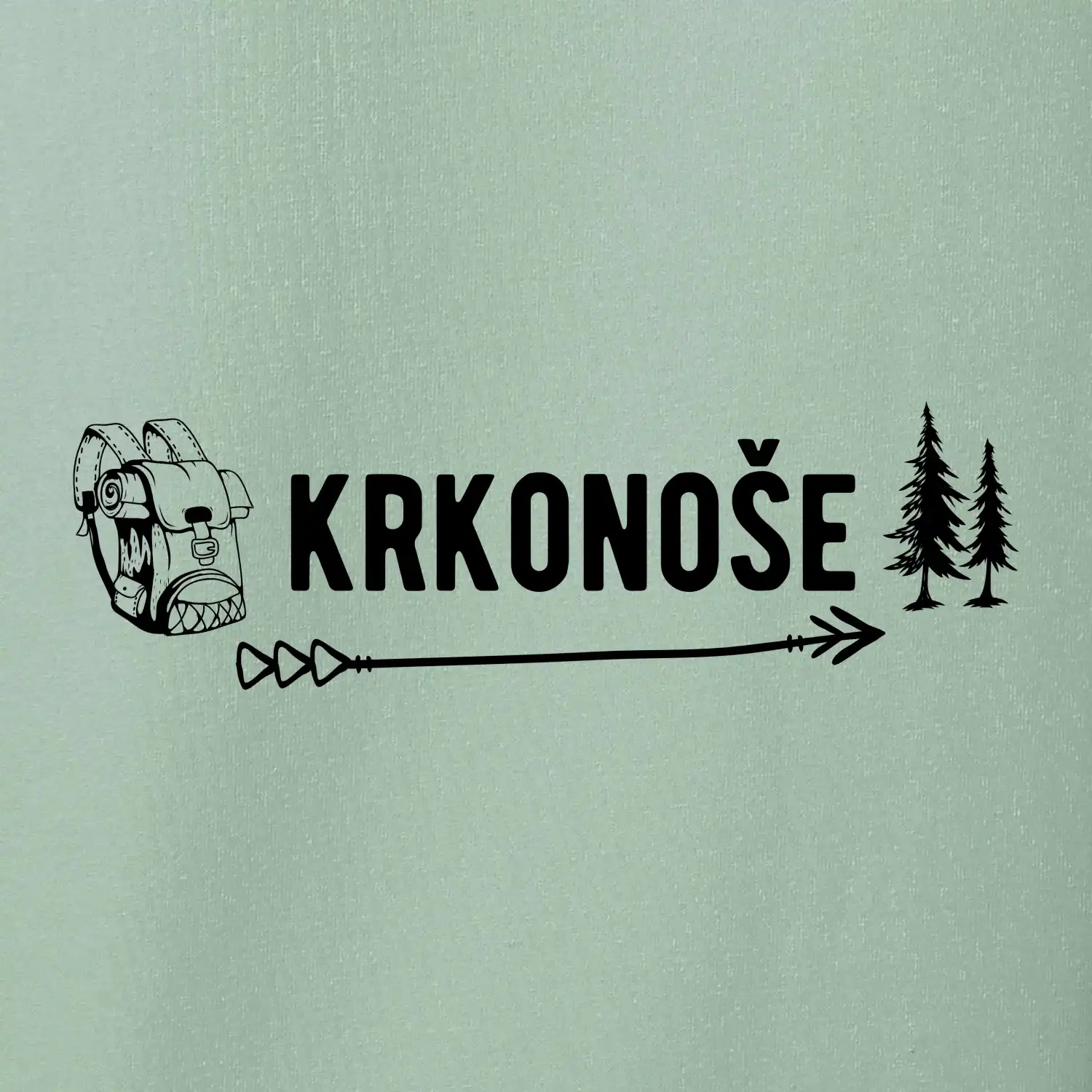 Krkonoše nápis