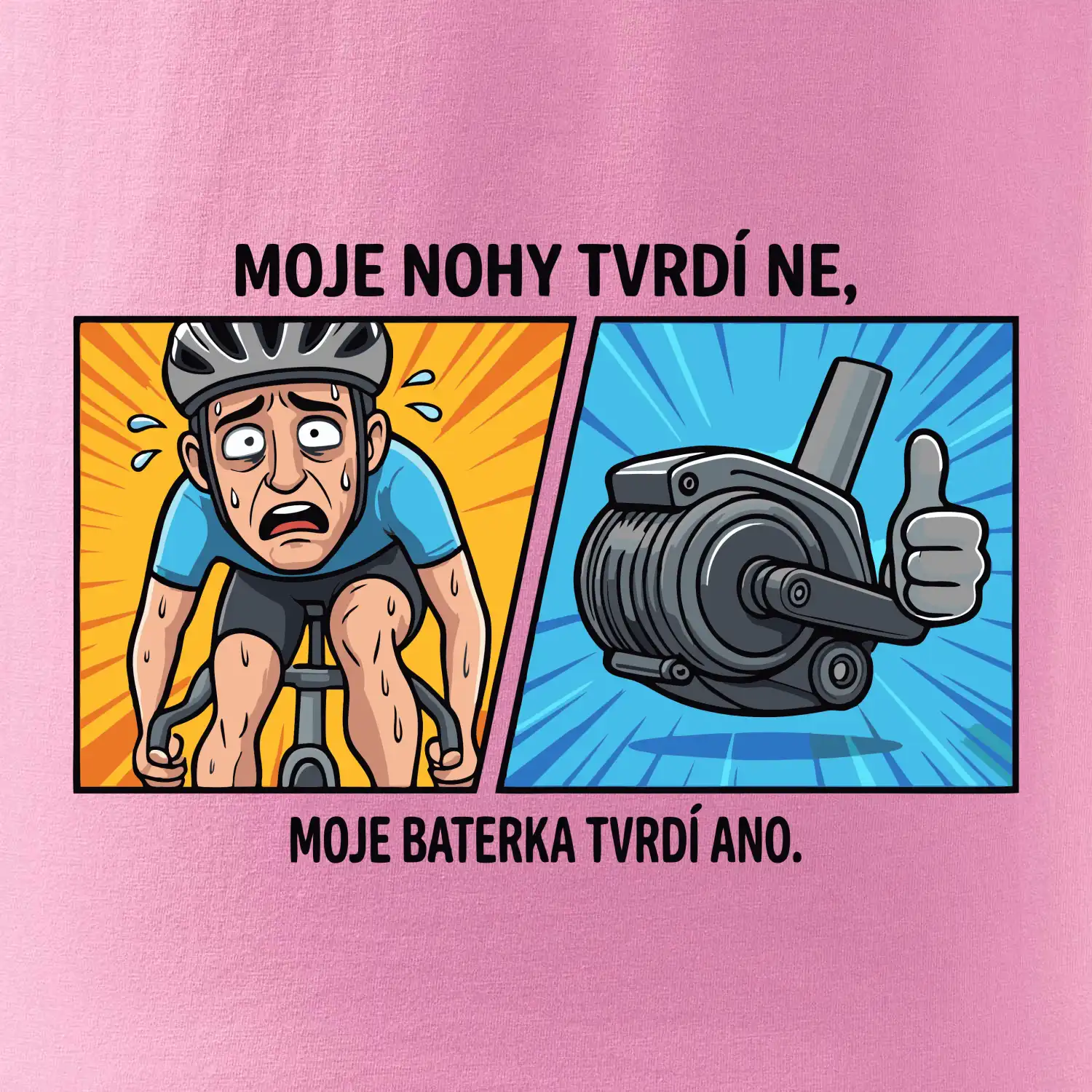 Moje nohy tvrdí NE, moje baterka tvrdí ANO