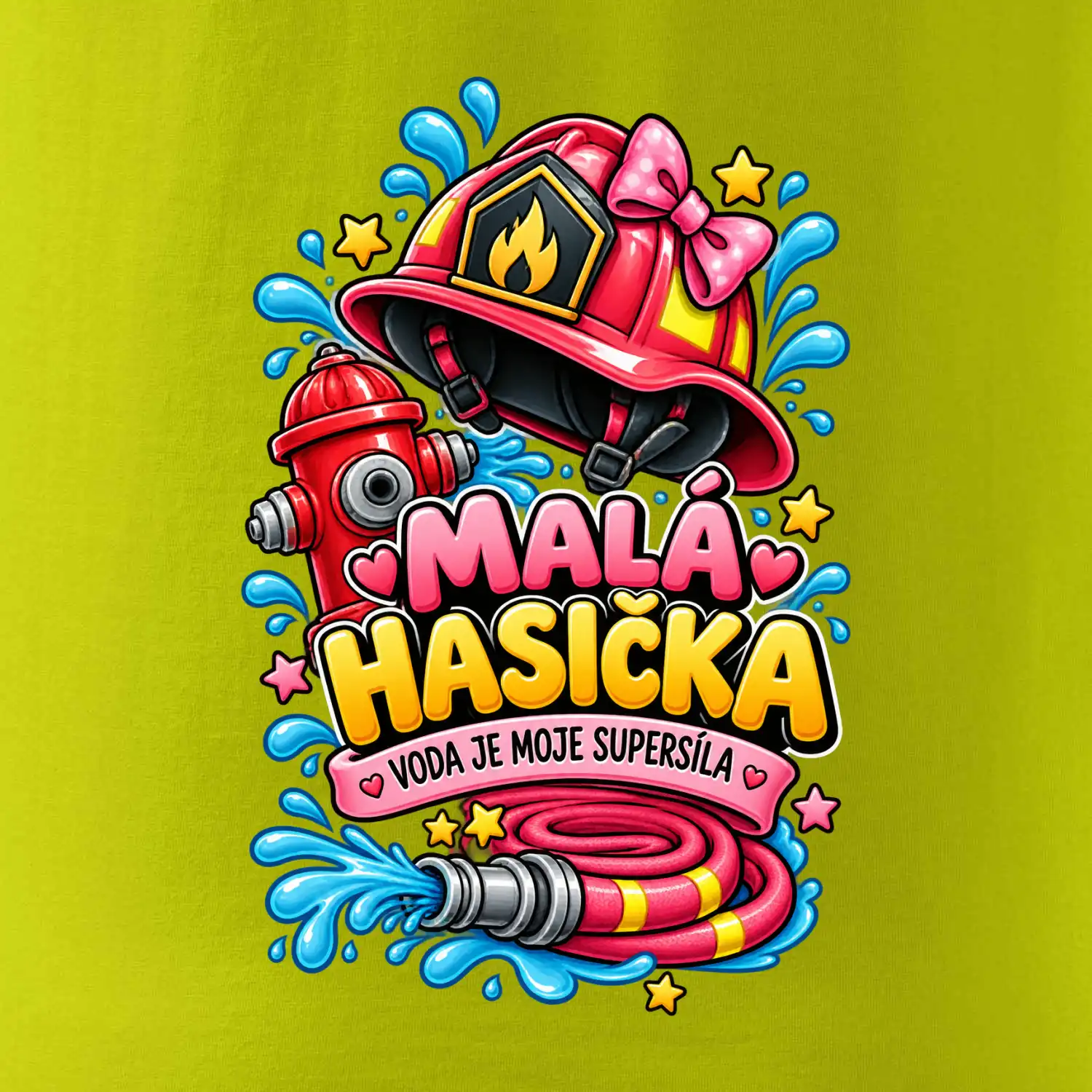 Malá hasička voda je moje supersíla