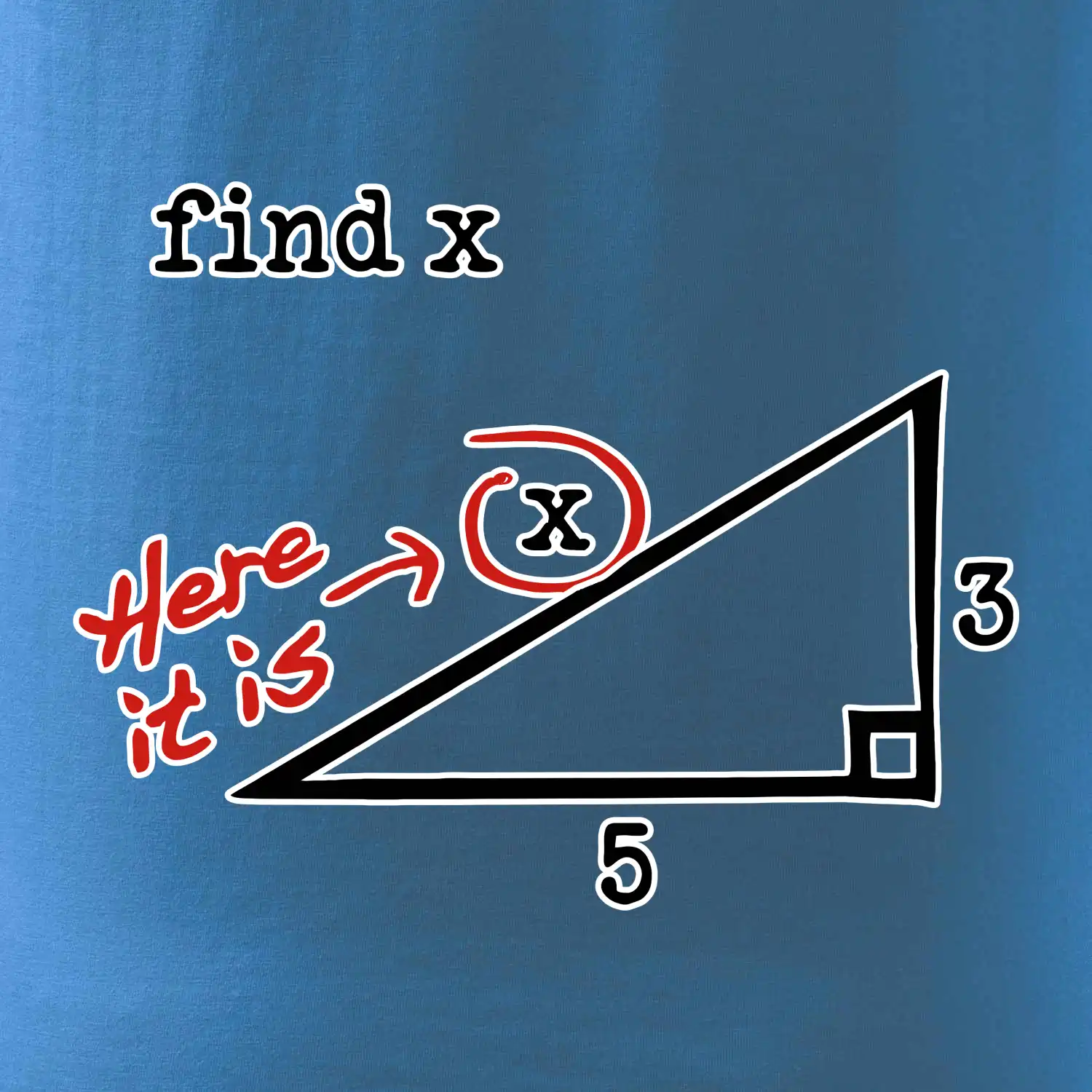 Find X - geometrie