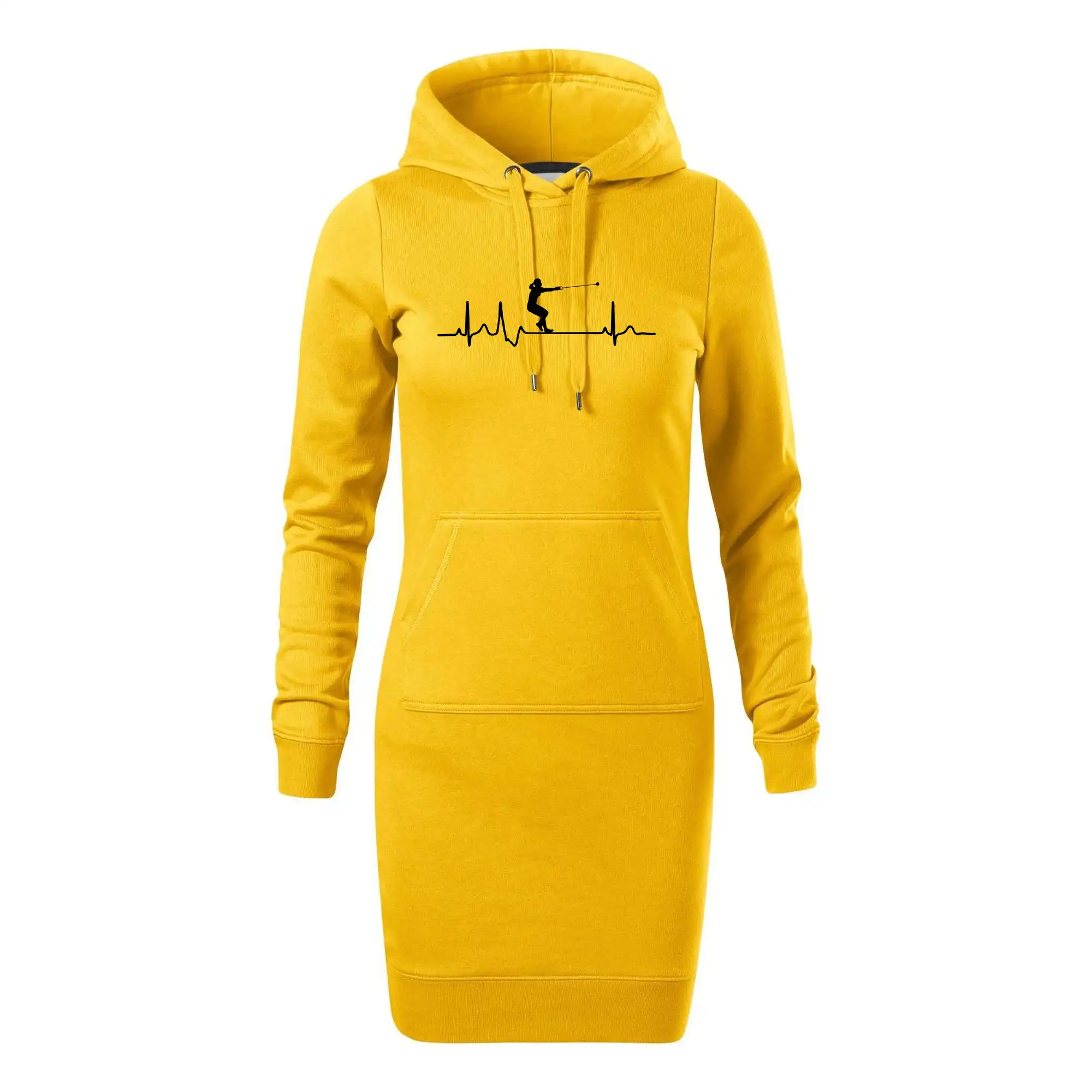 EKG hod kladivem žena