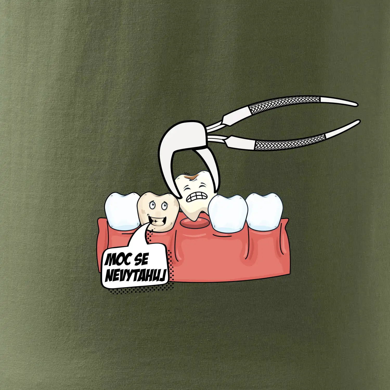 Moc se nevytahuj - zubař