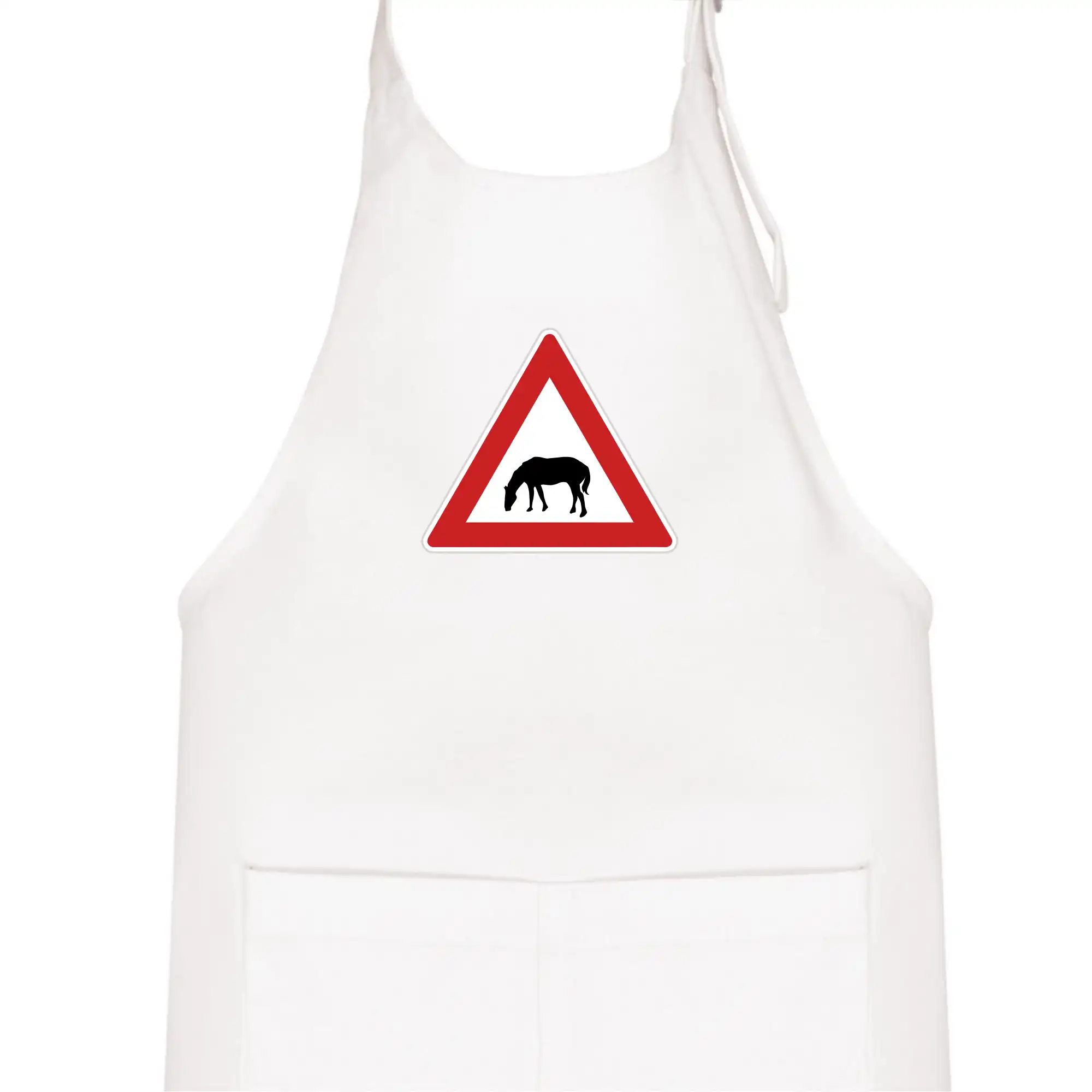 Dopravní značka - Pozor pasoucí se kůň