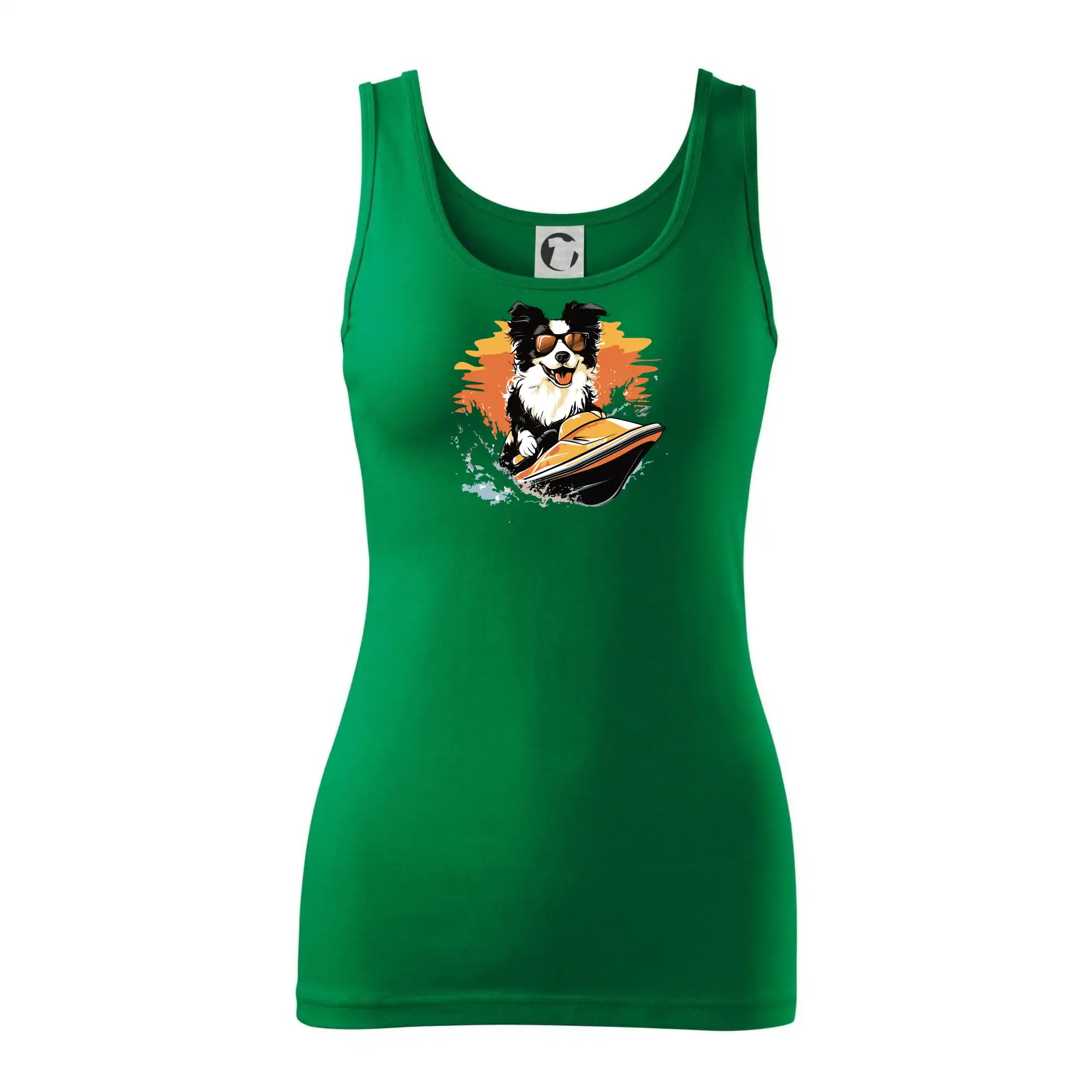 Border Kolie na vodním skútru