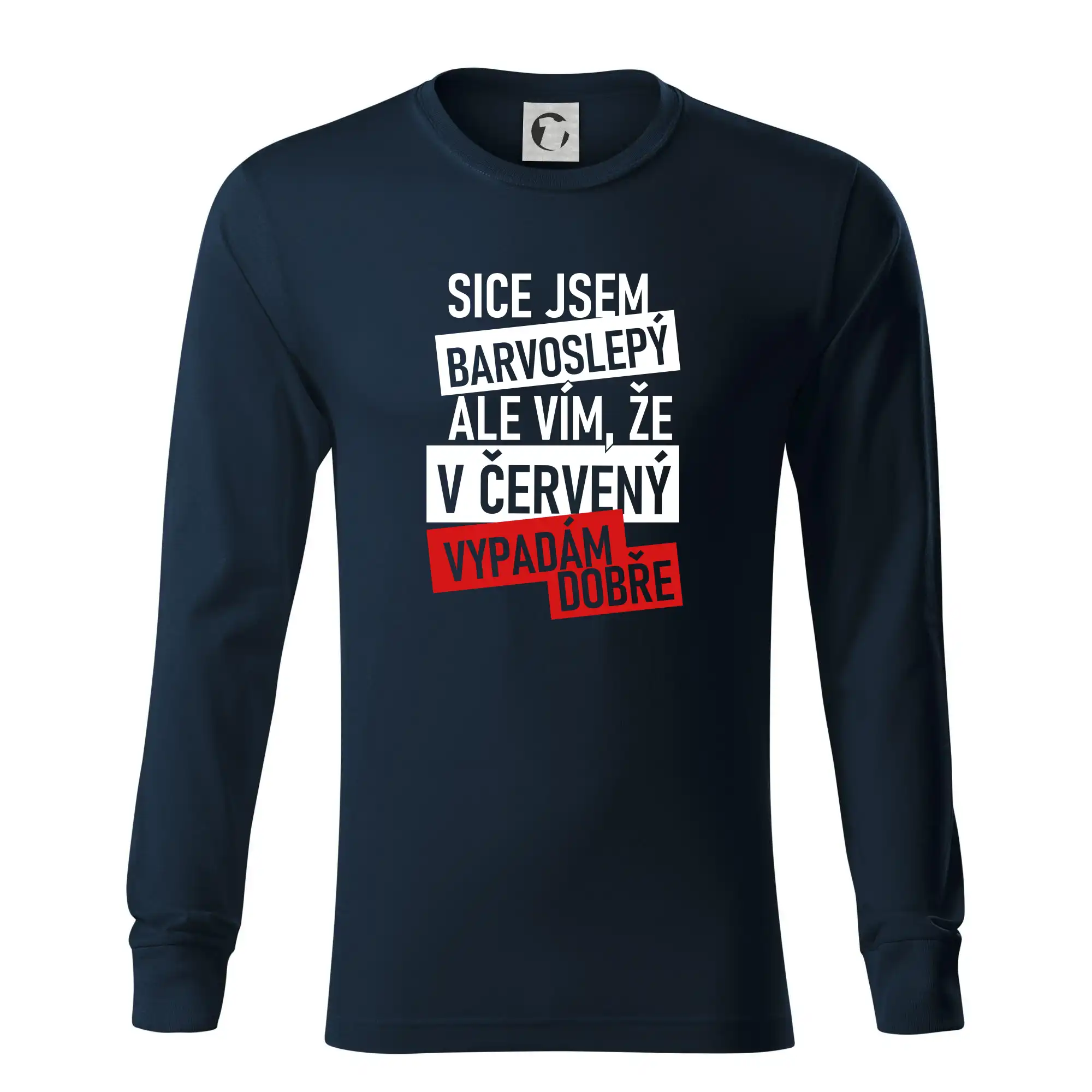 Sice jsem barvoslepý, ale vím, že v červené vypadám dobře