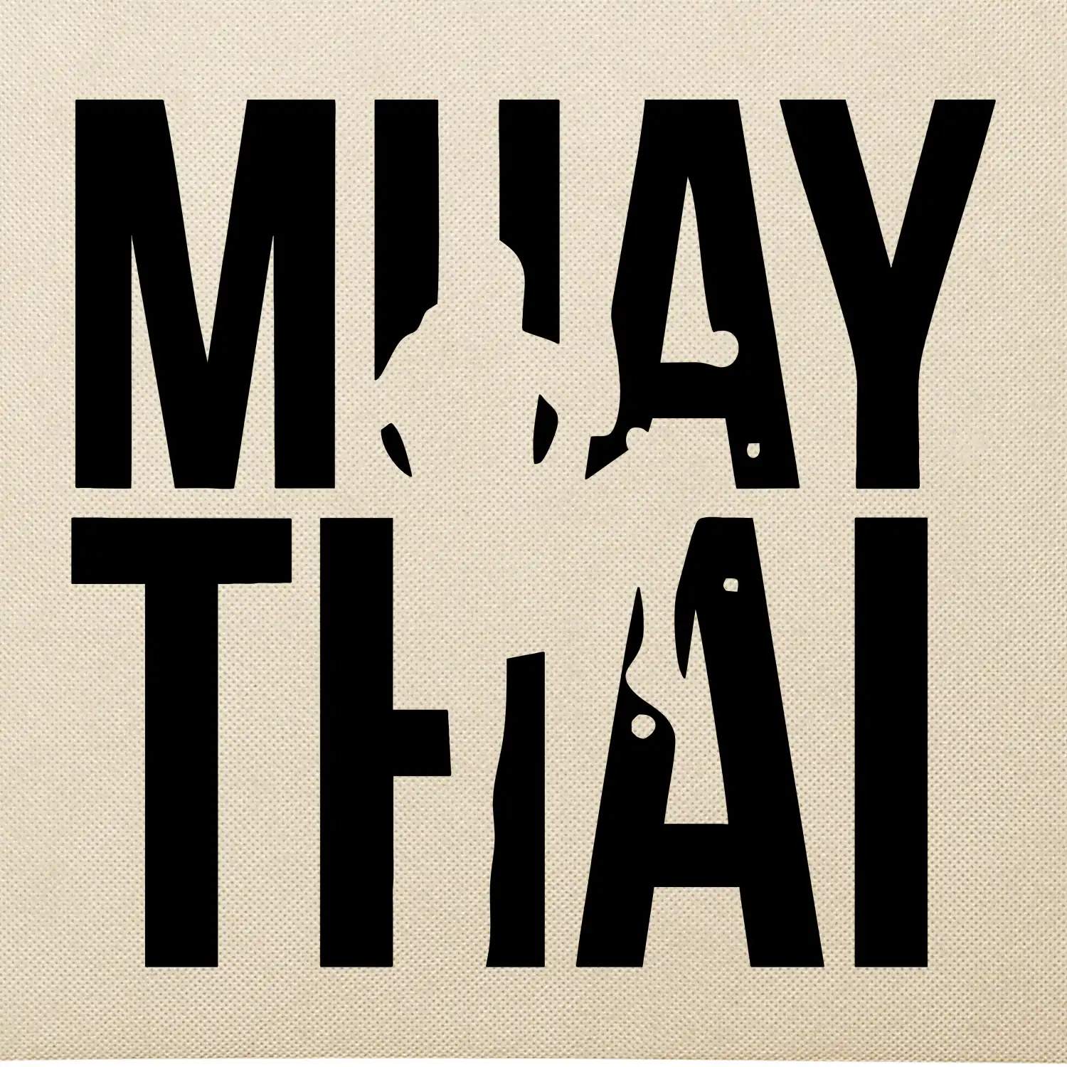 Nápis Muay Thai