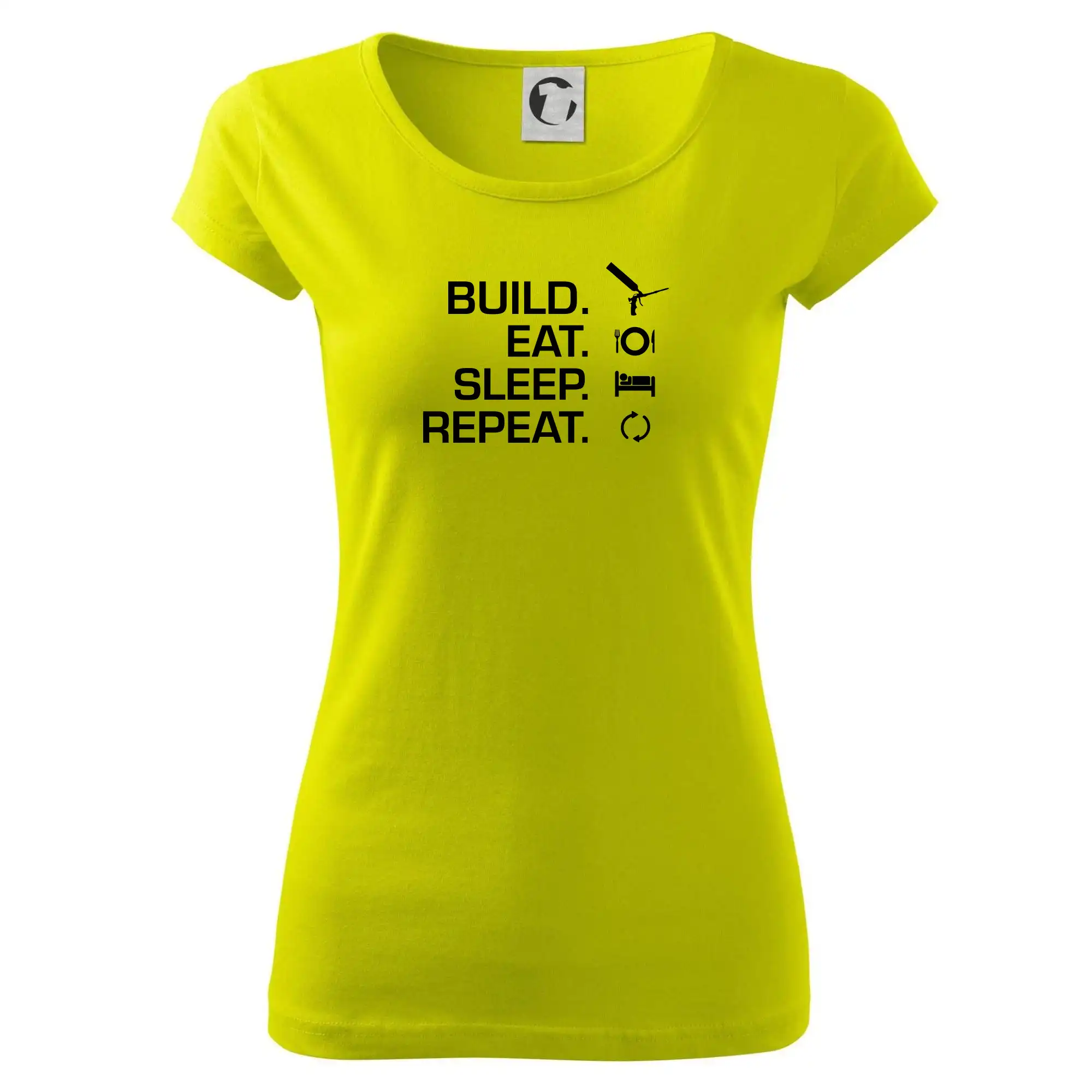 Build eat sleep repeat - montážní pěna