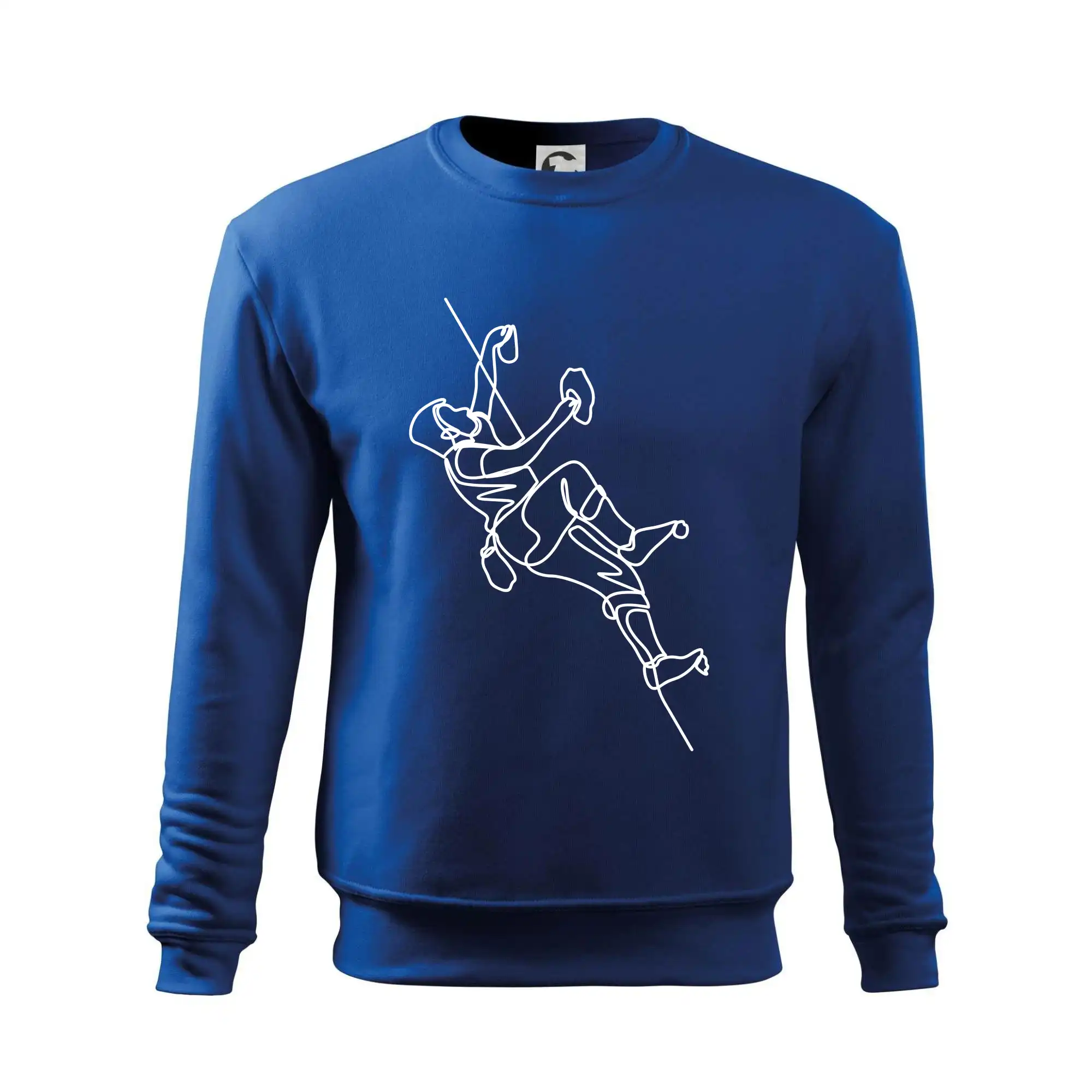 Lezecká stěna jedním tahem