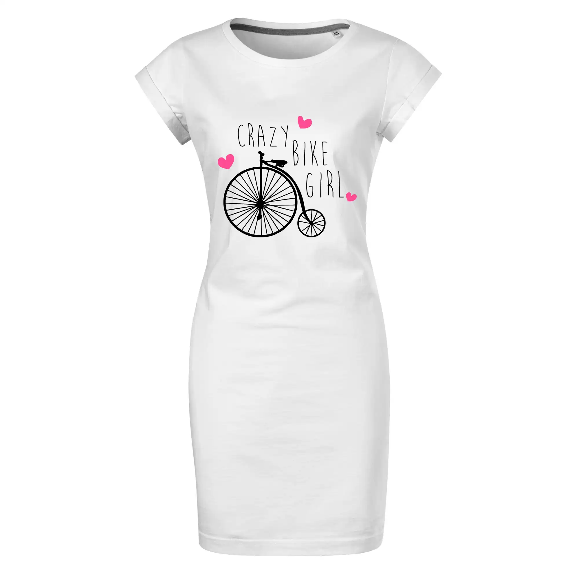 Crazy bike girl