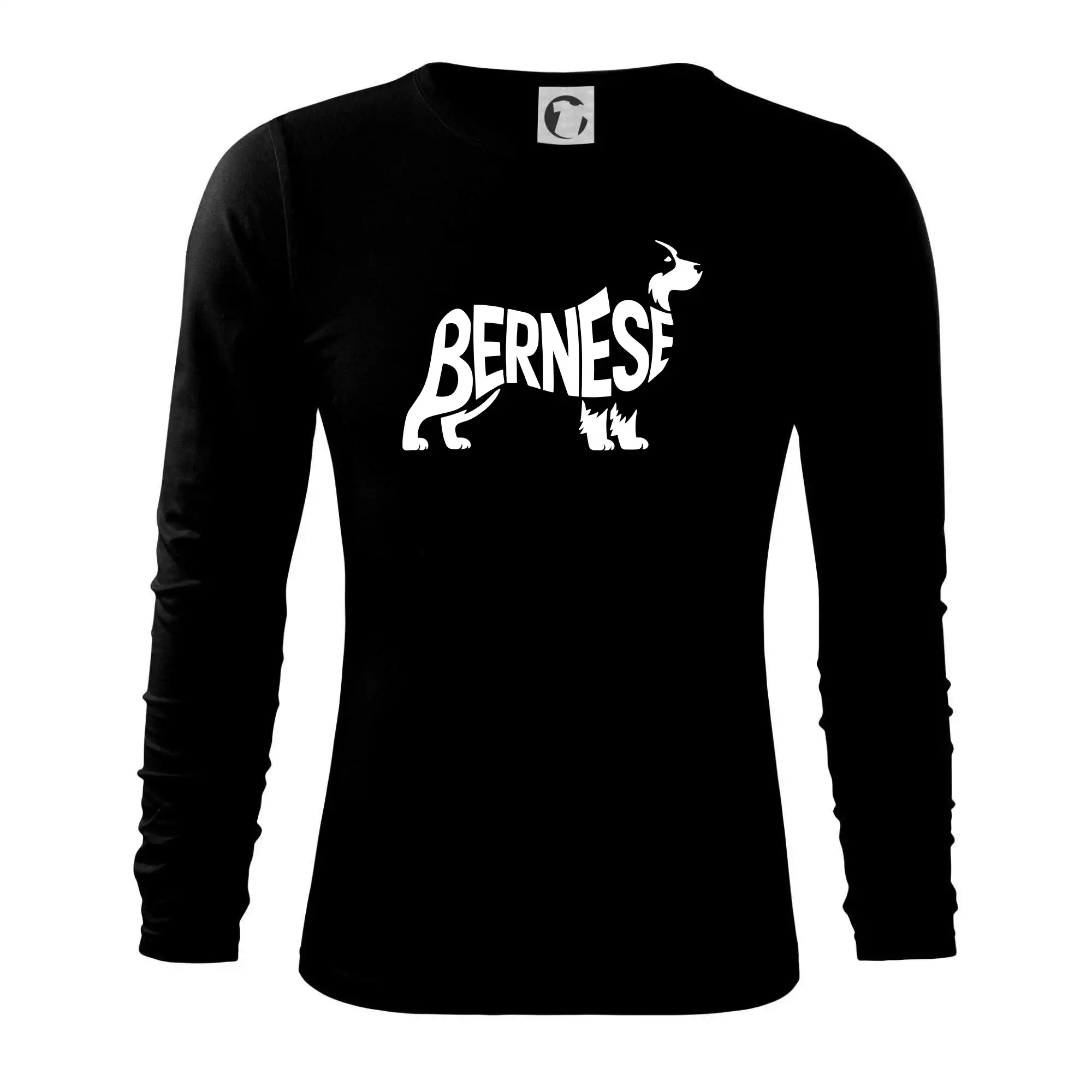 Bernese Mountain Dog nápis v těle