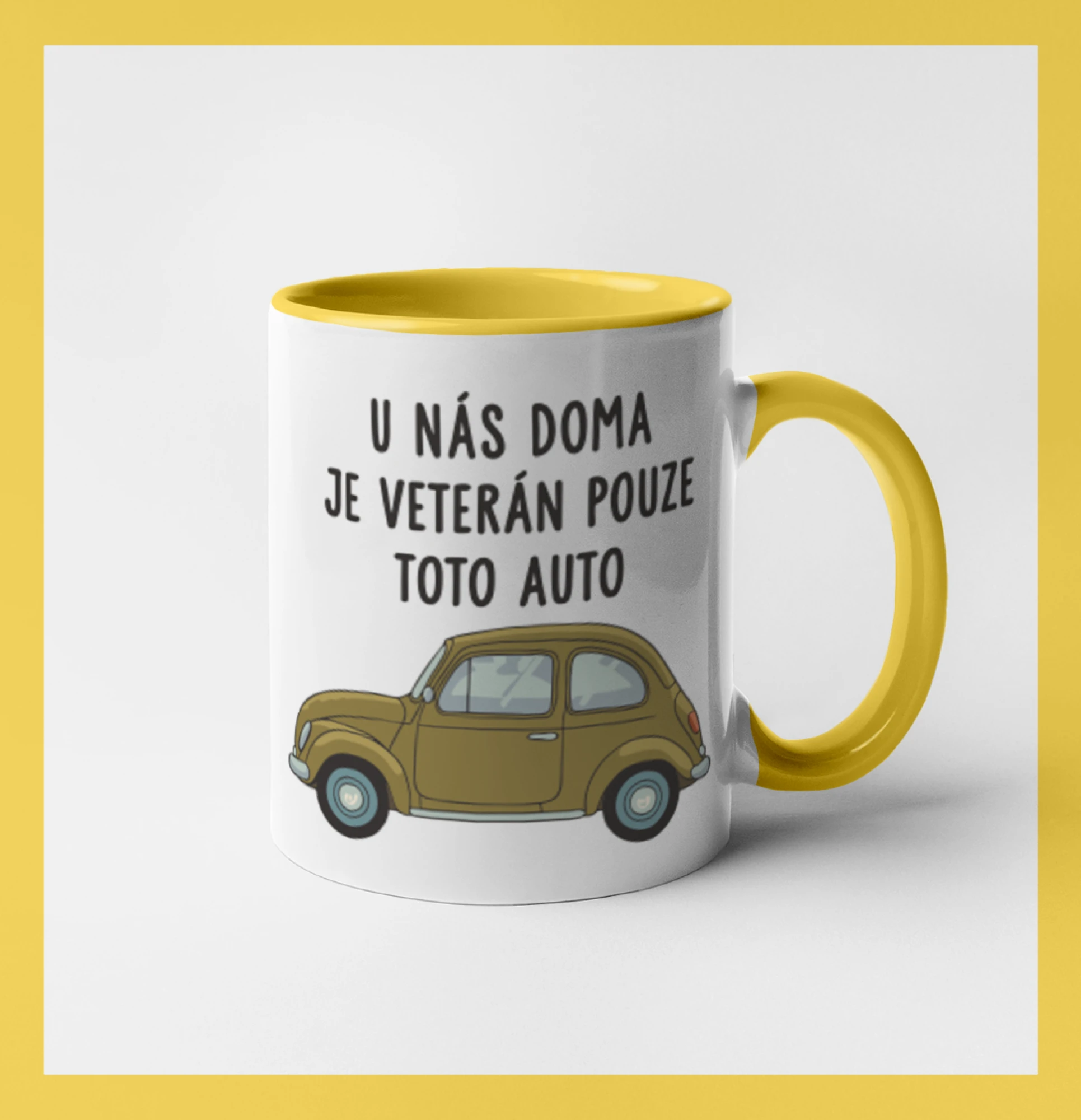 U nás doma je veterán pouze toto auto zelené
