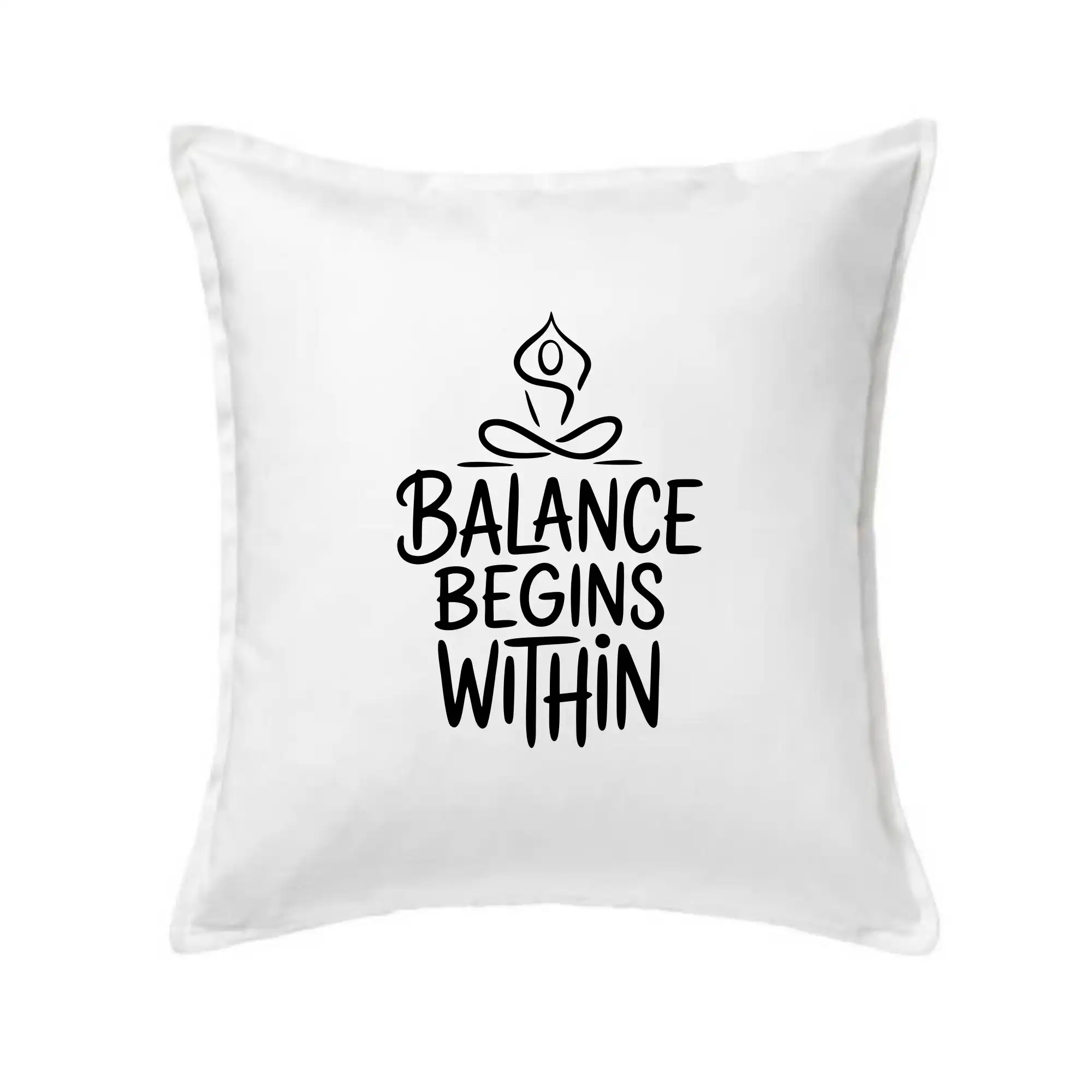 Balance begins within nápis