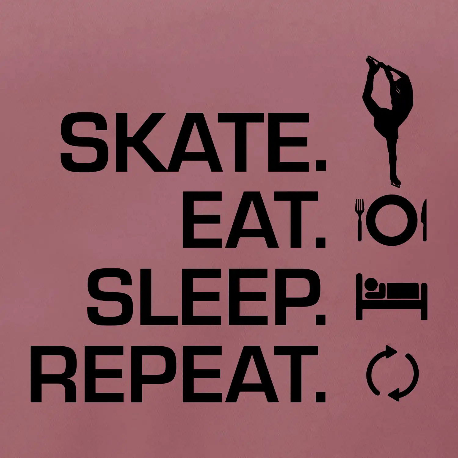 Eat sleep skate - lední bruslení