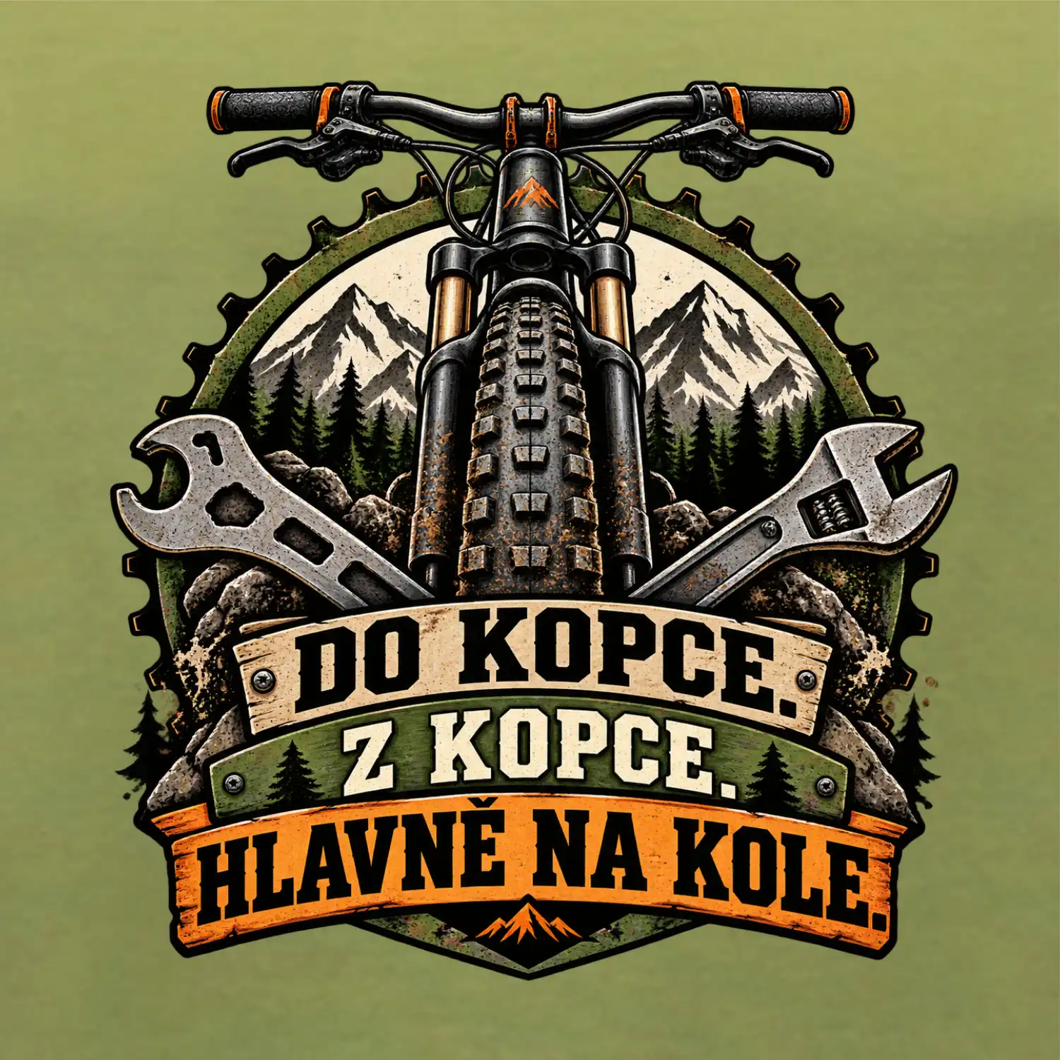Do kopce z kopce hlavně na kole