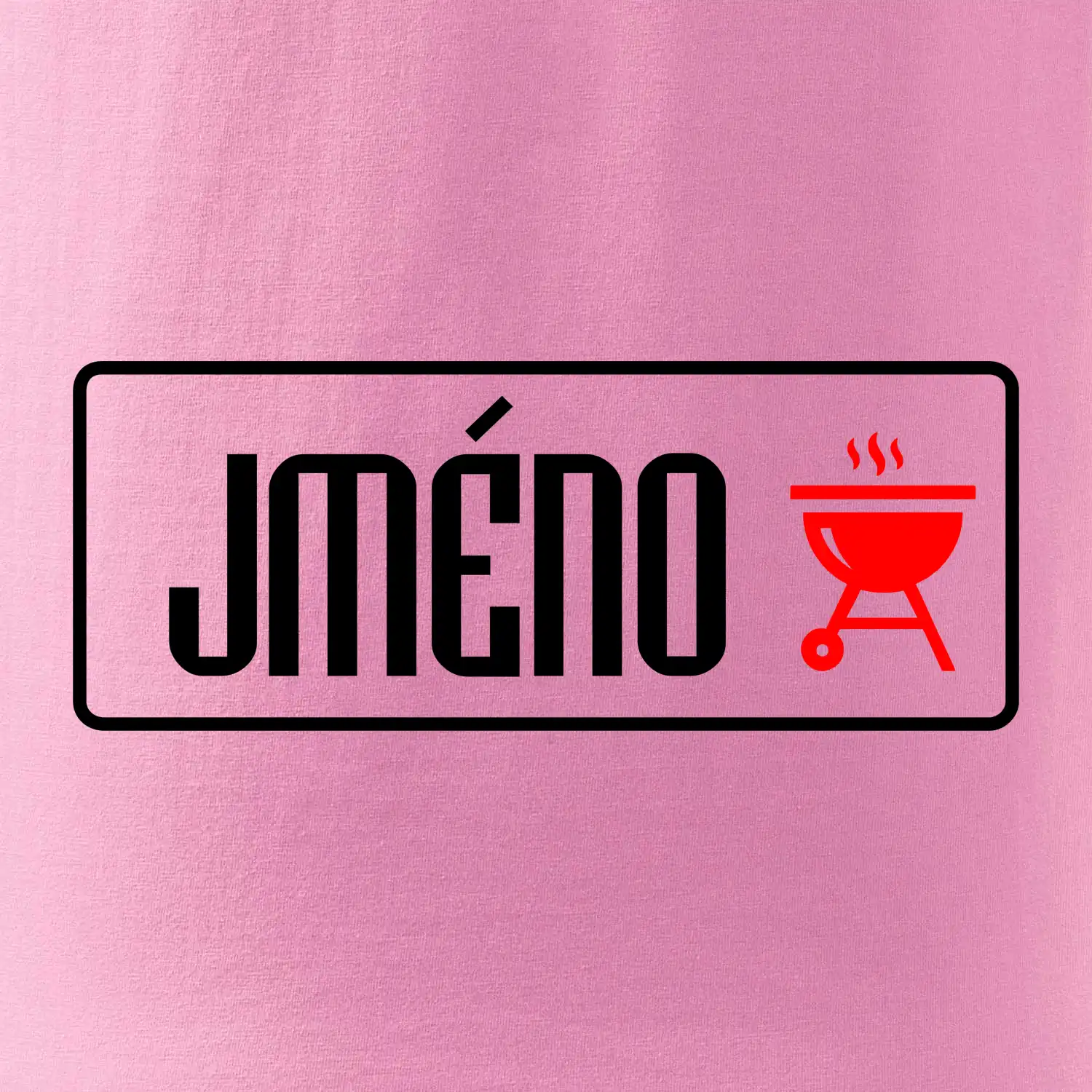 Zástěra na grilování s vlastním jménem