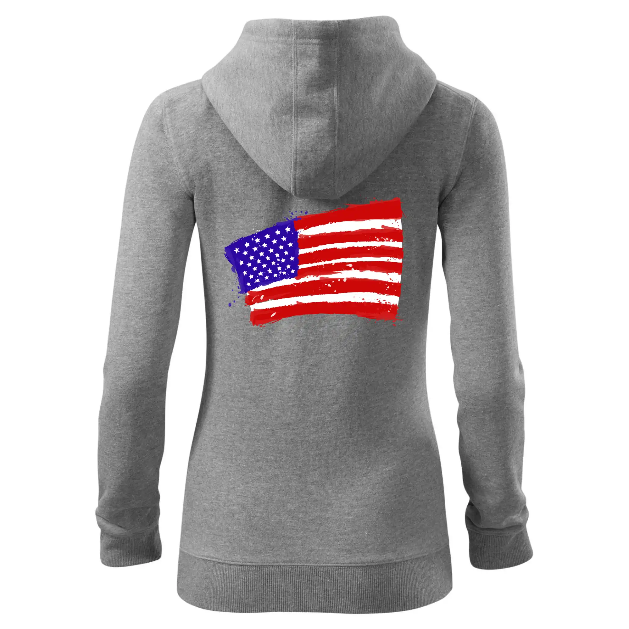 Americká vlajka ohnutá