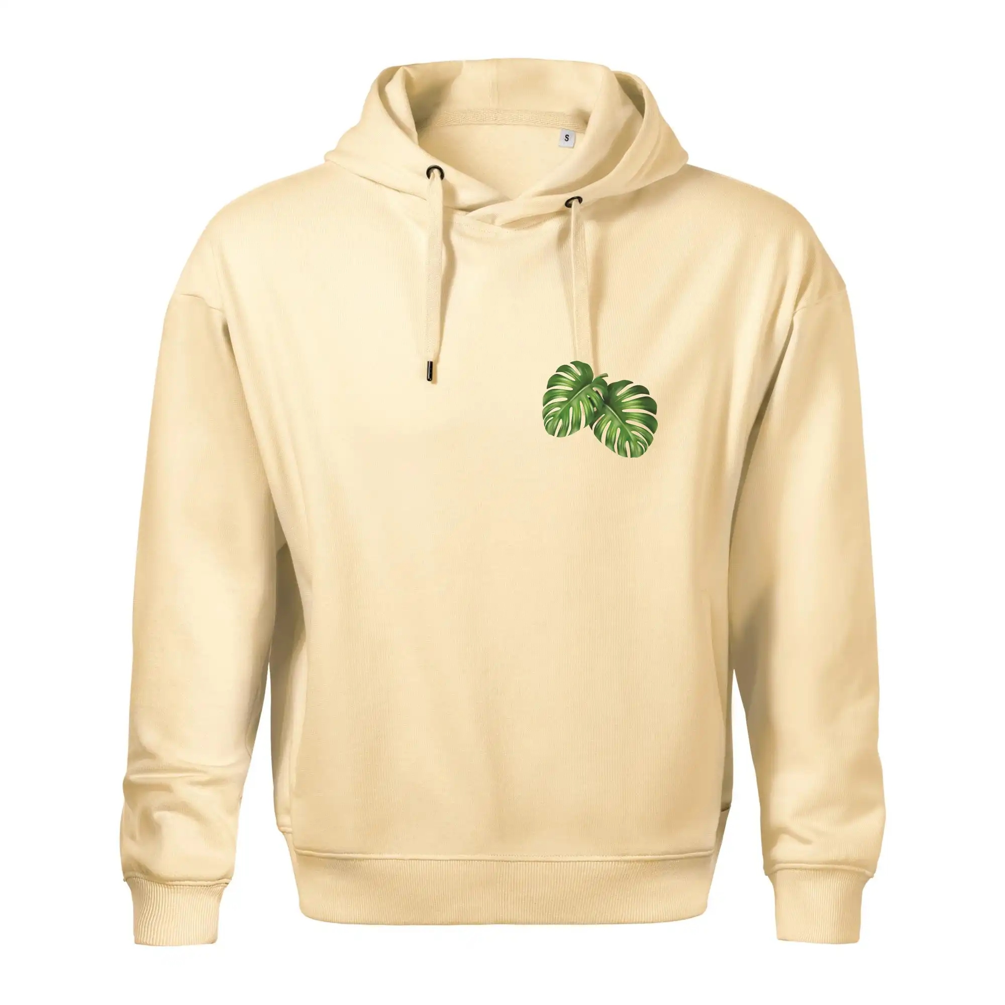 Monstera listy na prsu