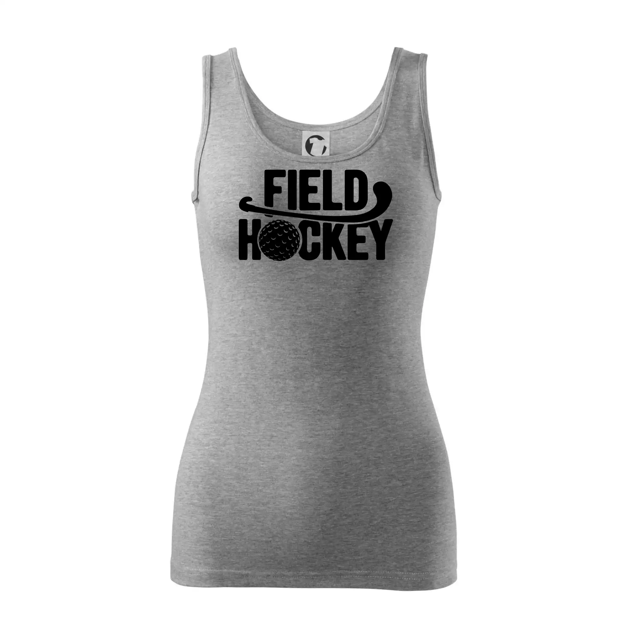 Field hockey míček a nápis