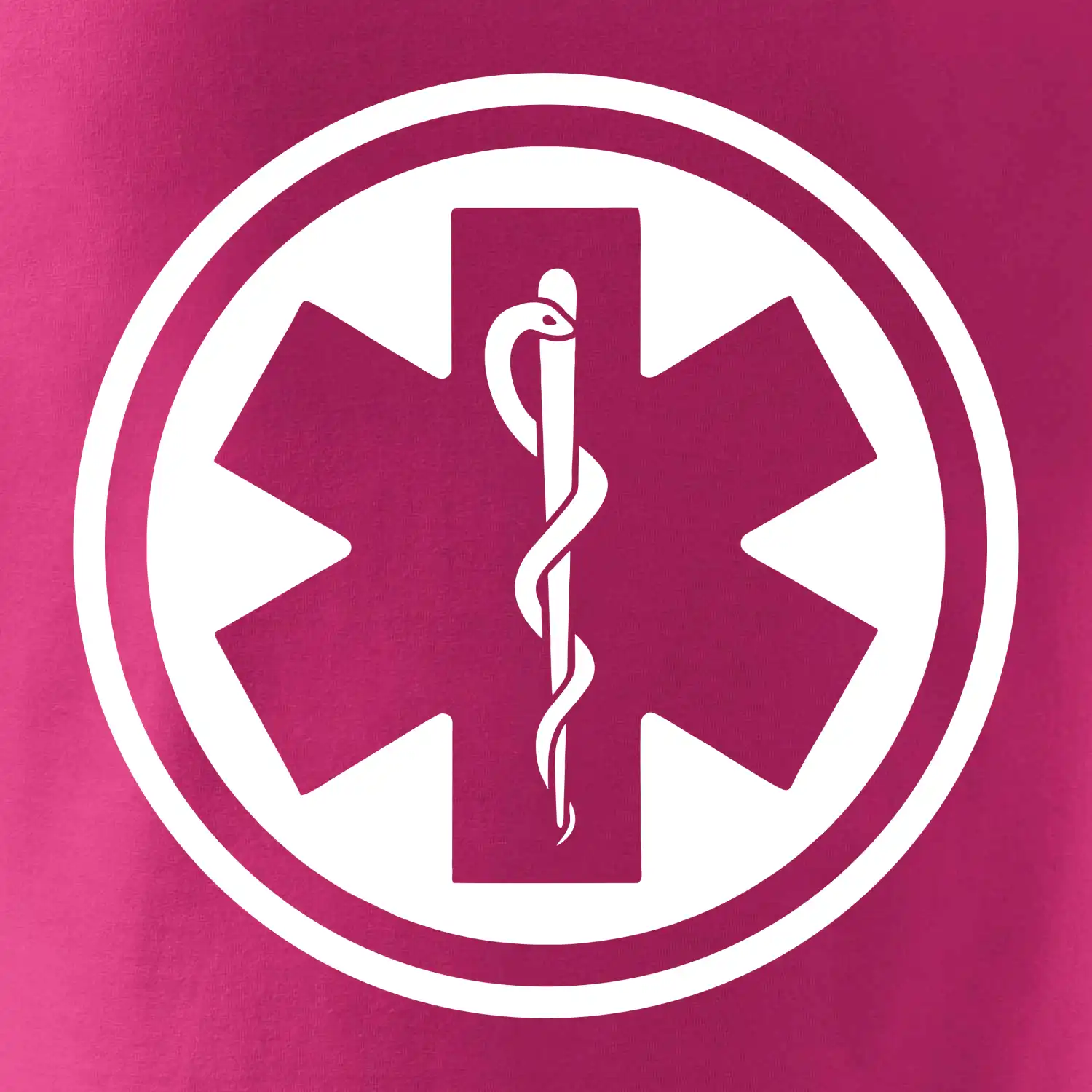 Rescue logo samostatné kulaté
