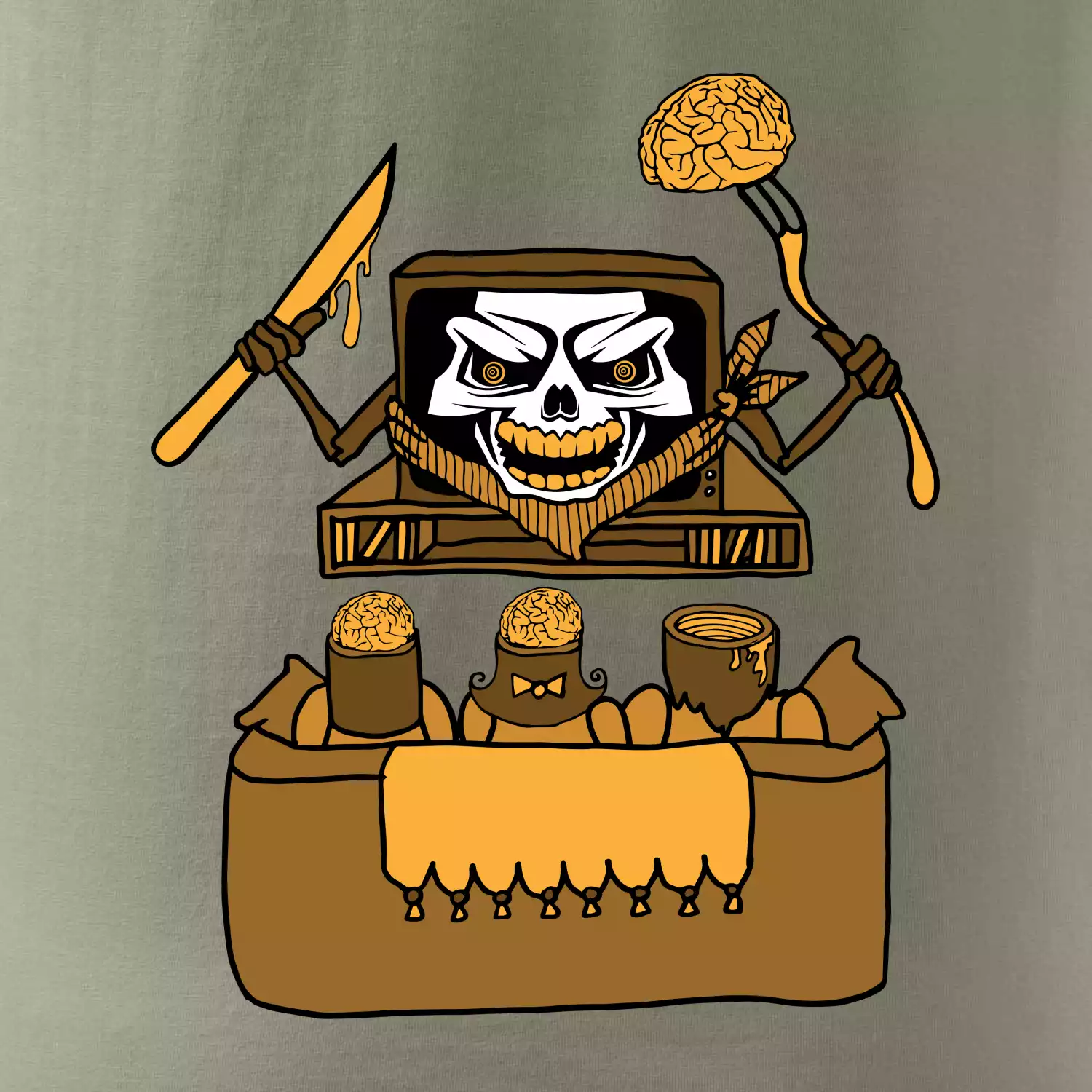 Mozkožrout - televize (Pecka design)