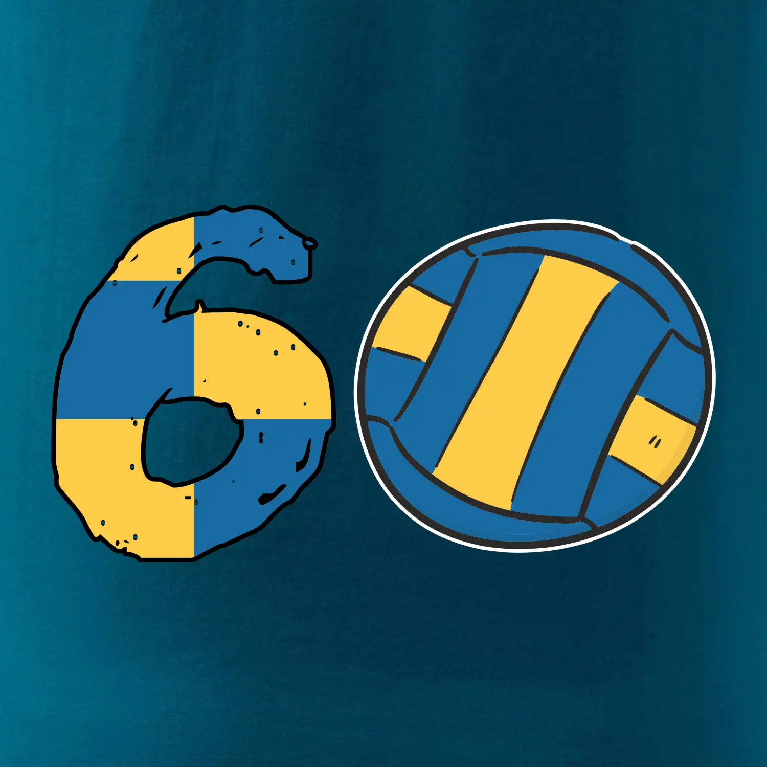 Volejbal kulaté narozeniny 60